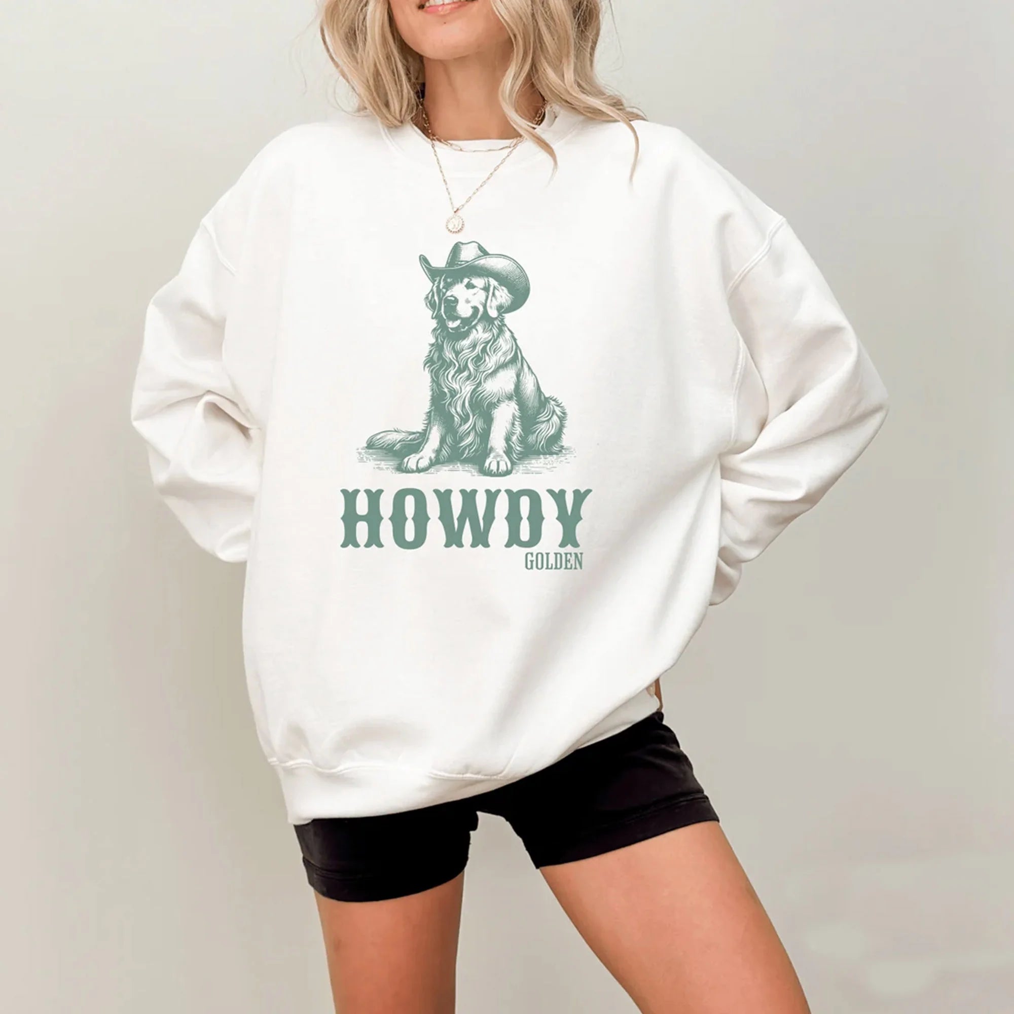 Golden retriever Howdy Sweatshirt, Golden retriever, Golden Mom, Golden Retriever gift, Golden Retriever Shirt, Golden Retriever Sweatshirt