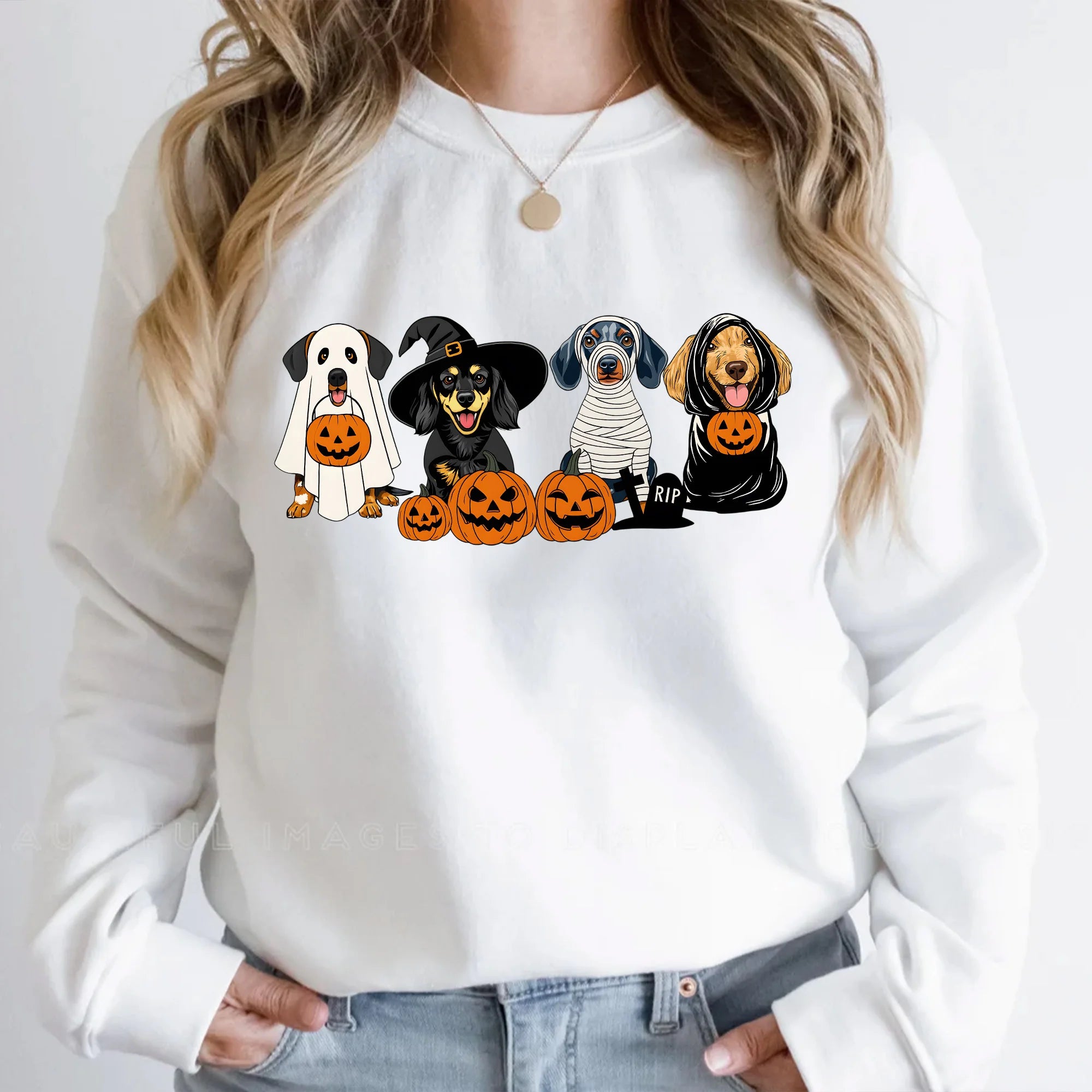 Dachshund Halloween Sweatshirt, Dachshund Halloween, Wiener dog, doxie, Dachshund mom, Dachshund fall, Dog mom Gift, Spooky Season Doxie mom