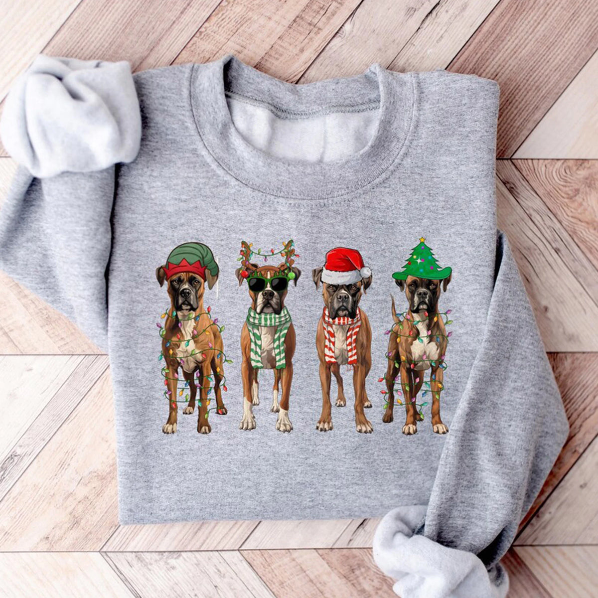 Christmas Boxer Sweatshirt, Christmas Shirt, Boxer Shirt, Dog Christmas Shirt, Boxer Lover Shirt, Dog Mom Shirt, Holiday Sweater, Xmas gift
