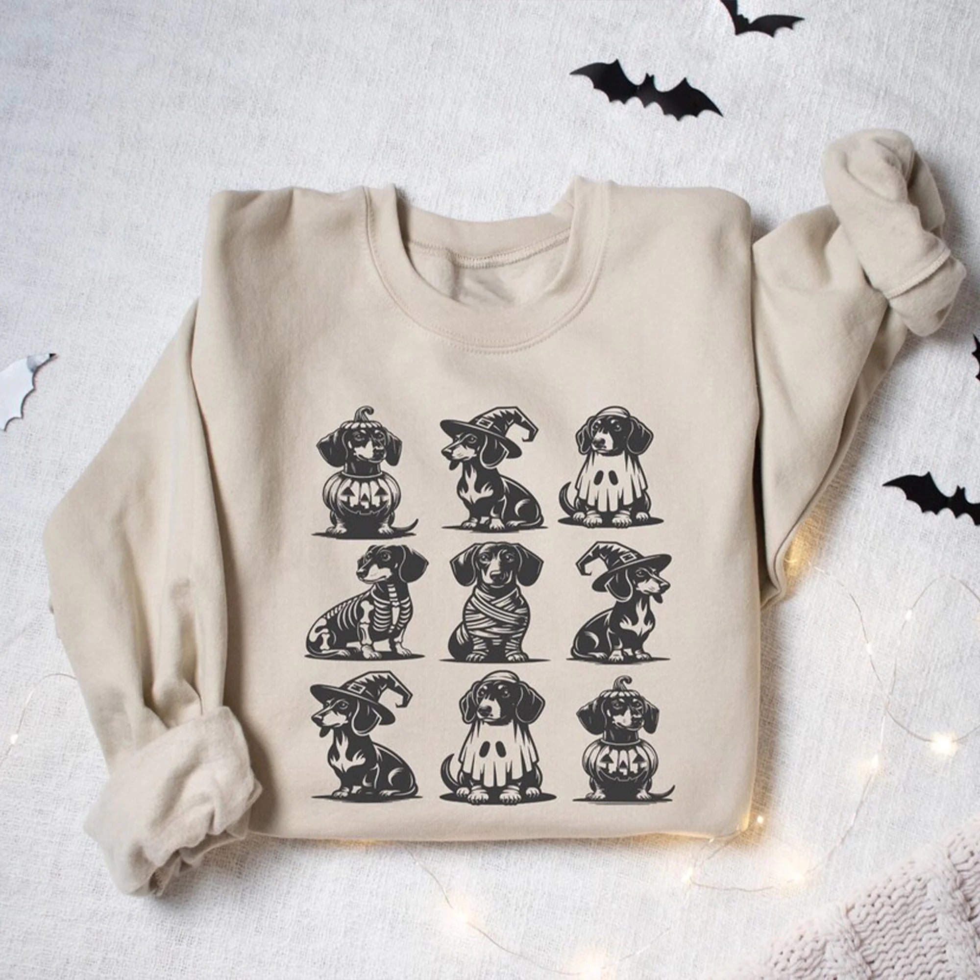 Dachshund Halloween Sweatshirt, Dachshund Halloween, Wiener Dog Shirt, Dachshund Mom, Dachshund Fall, Dog Mom Crewneck, Dachshund, Doxie Mom
