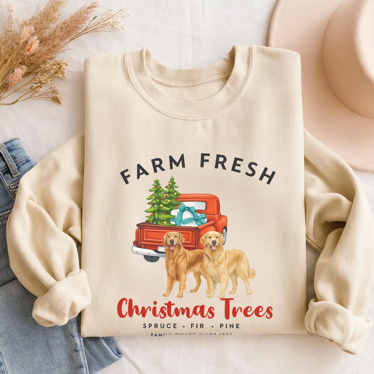 Golden Retriever Christmas Sweatshirt, Golden Retriever Christmas, Golden retriever xmas, Golden Retriever gifts, Golden Retriever,