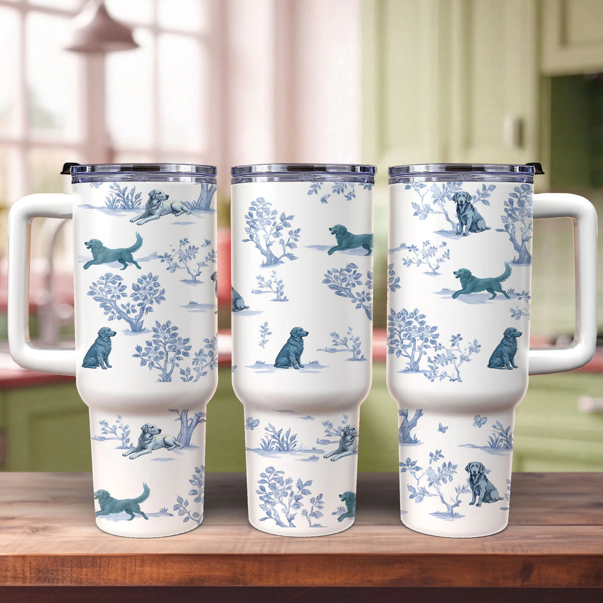 Golden retriever cup, dog lover tumbler, golden retriever gift, retriever coffee cup, dog mom tumbler, pet lover tumbler, cute dog tumbler