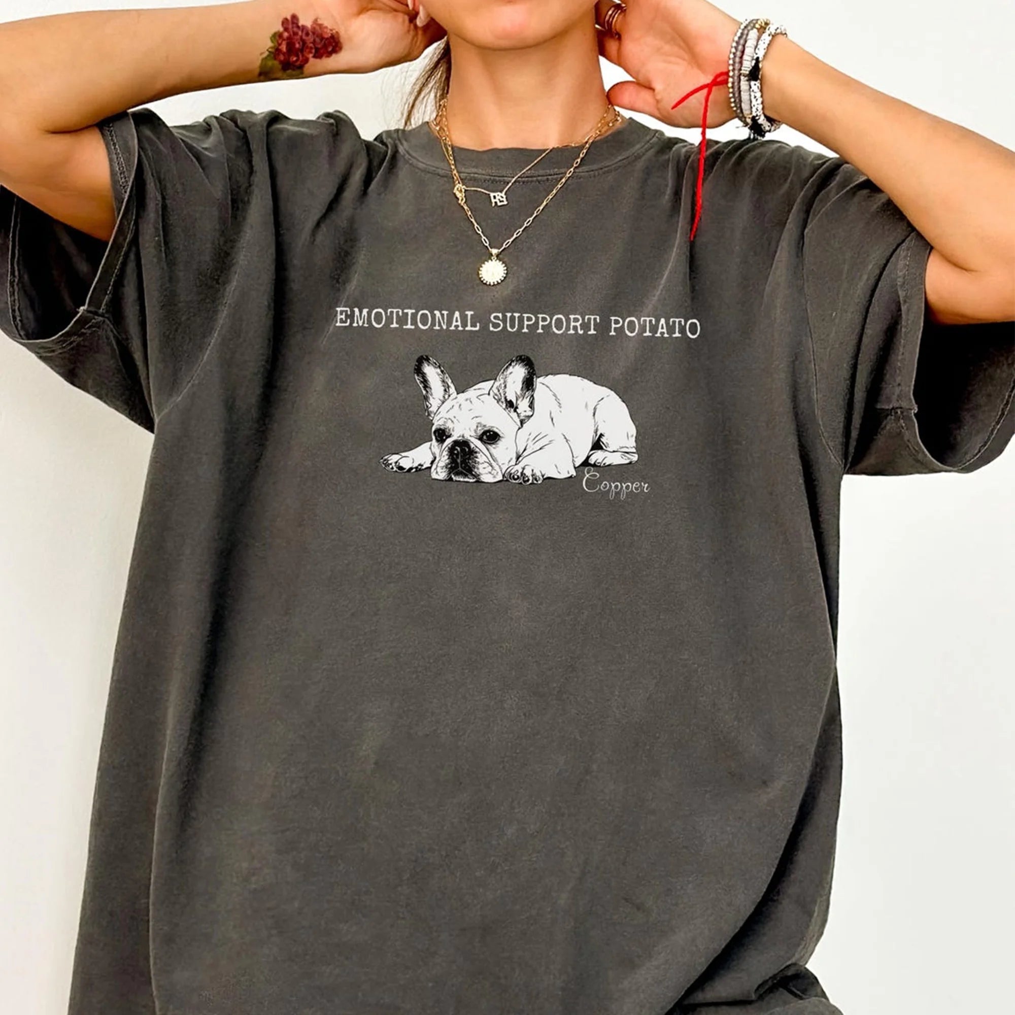 Comfort Colors French Bulldog Mama Shirt Personalized Dog Mom Gift