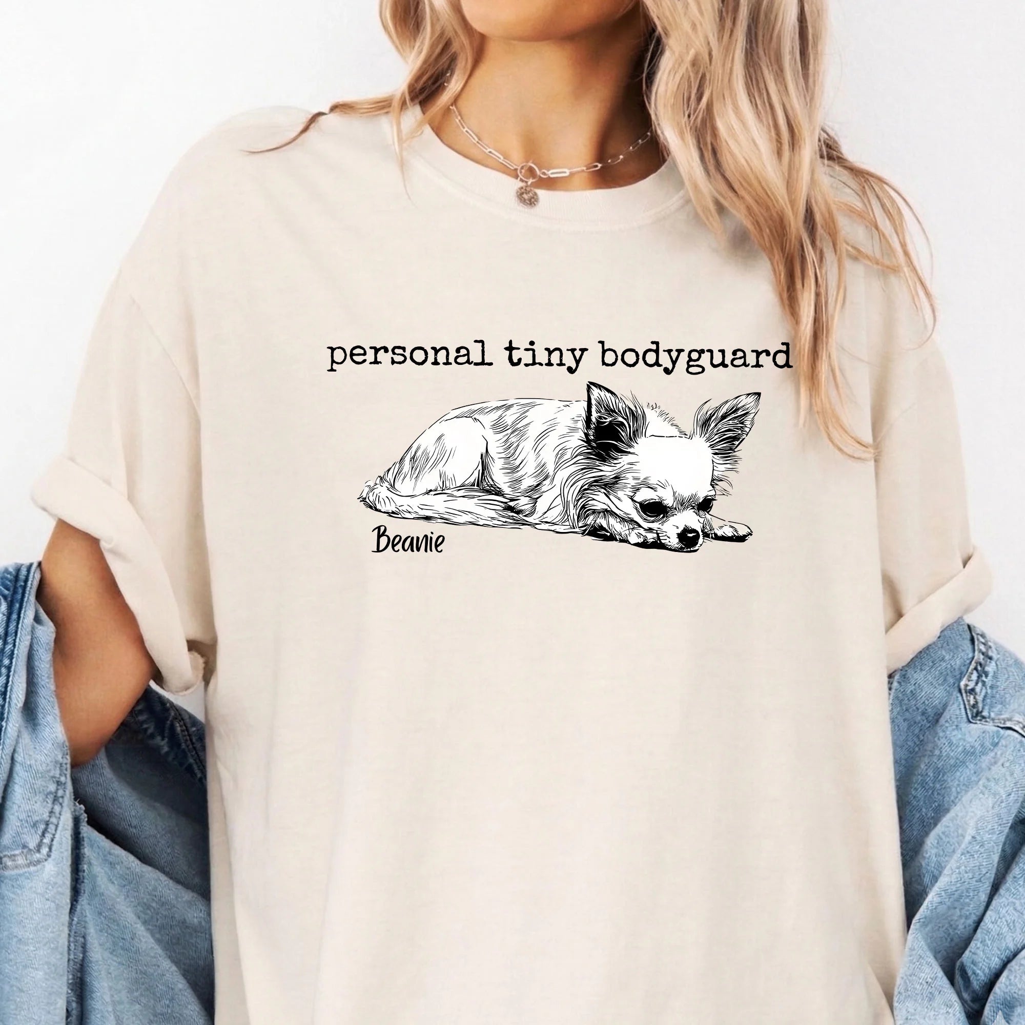 Custom Chihuahua T-Shirt, Personalized Dog Name, Chihuahua Mom Dad Gift