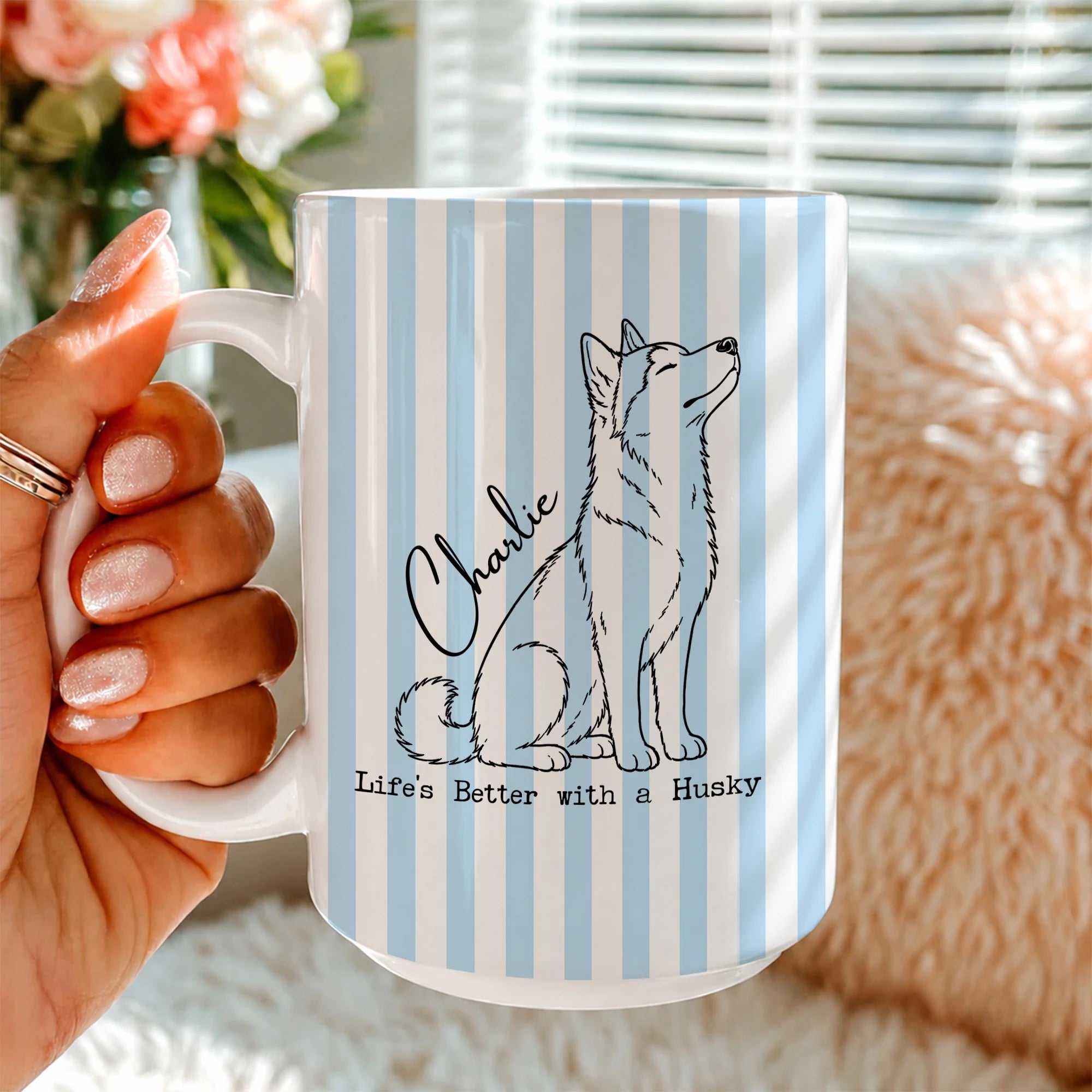 Custom Husky Mug with Custom Name