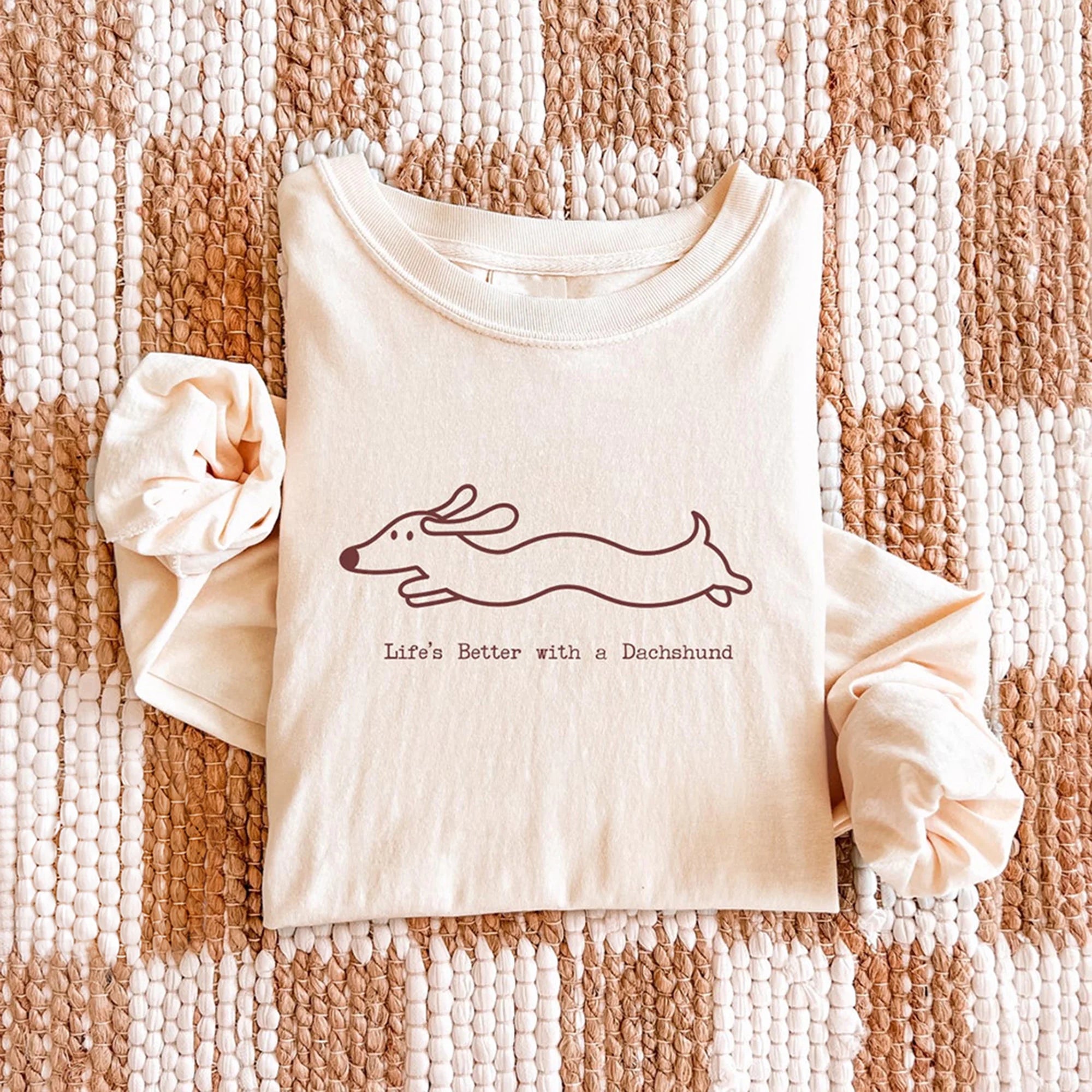 Life’s Better with a Dachshund Shirt, Funny Doxie Mom Gift