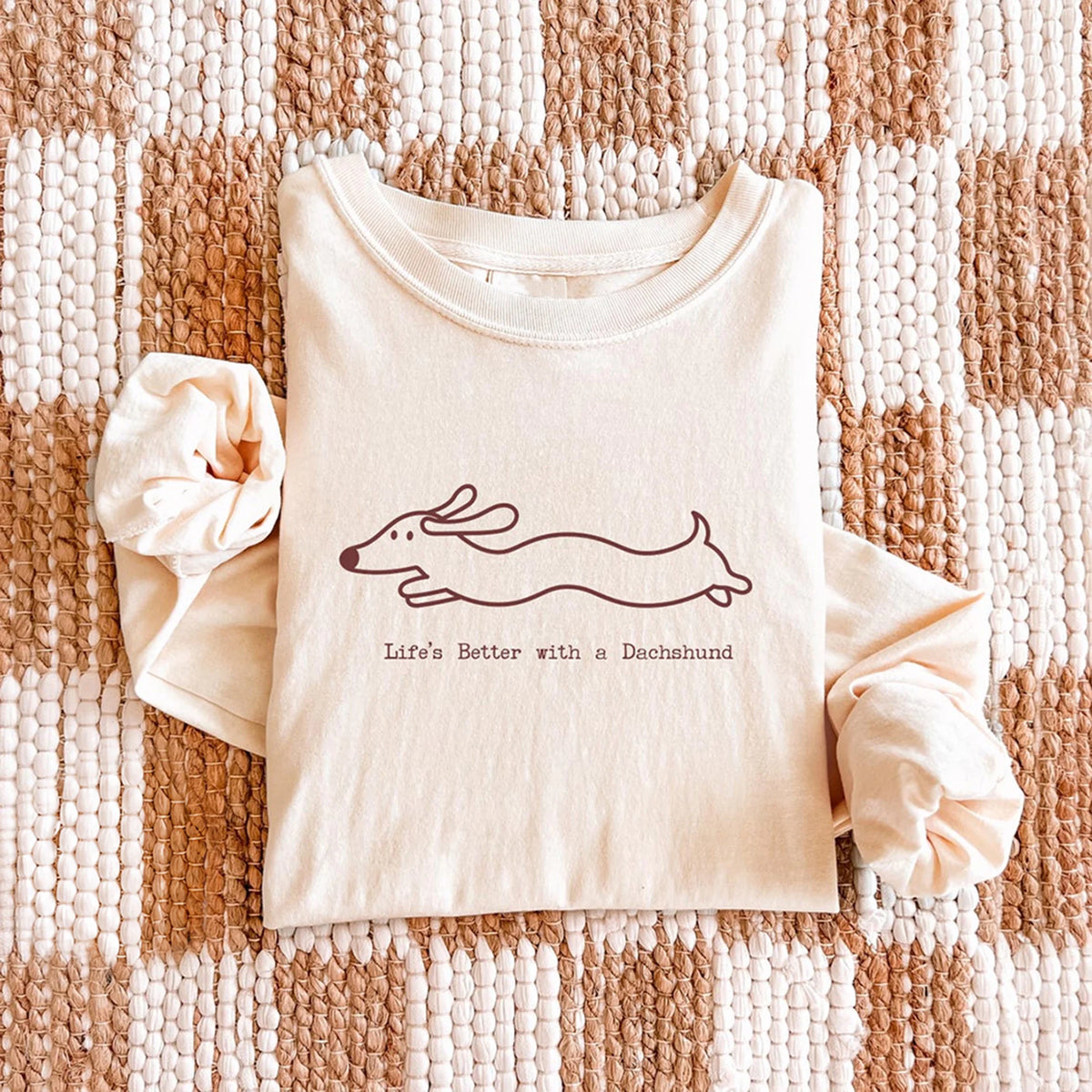 Life’s Better with a Dachshund Shirt, Funny Doxie Mom Gift
