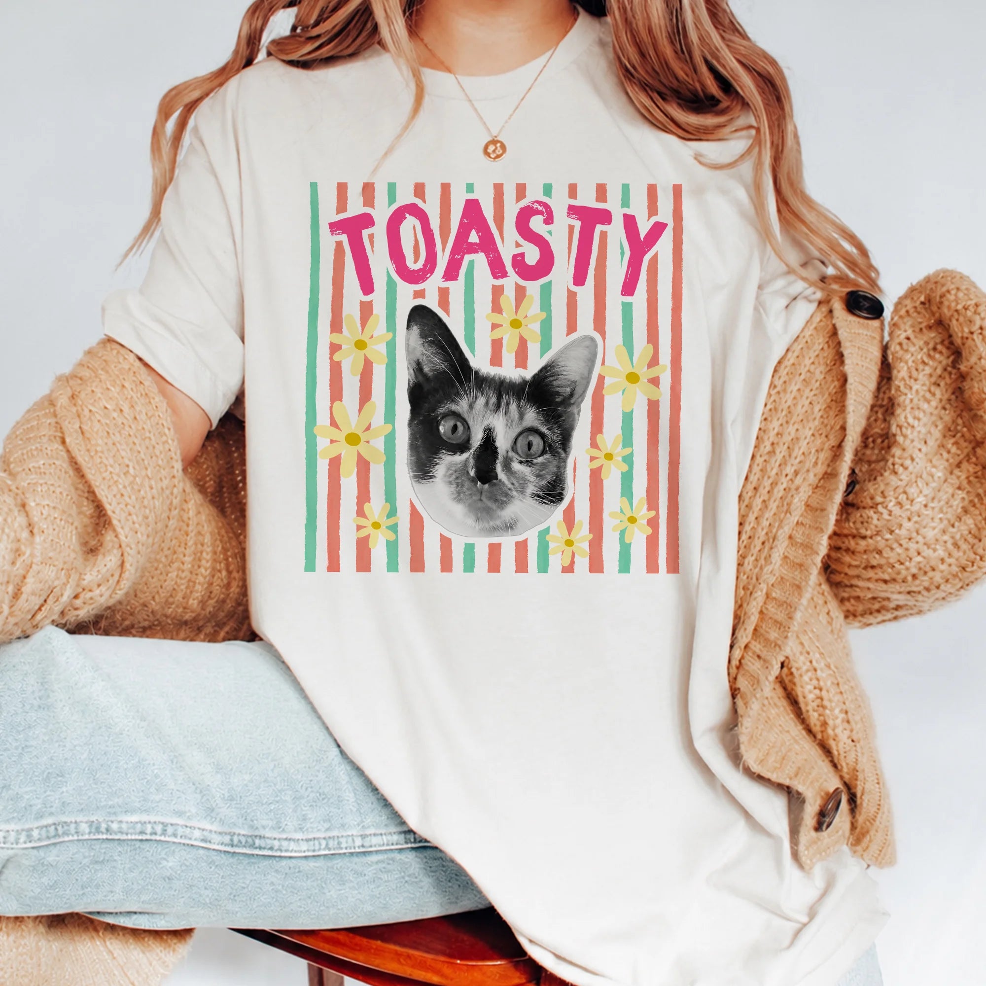 Personalized pet photo shirt, dog mama gift, pet lover tee