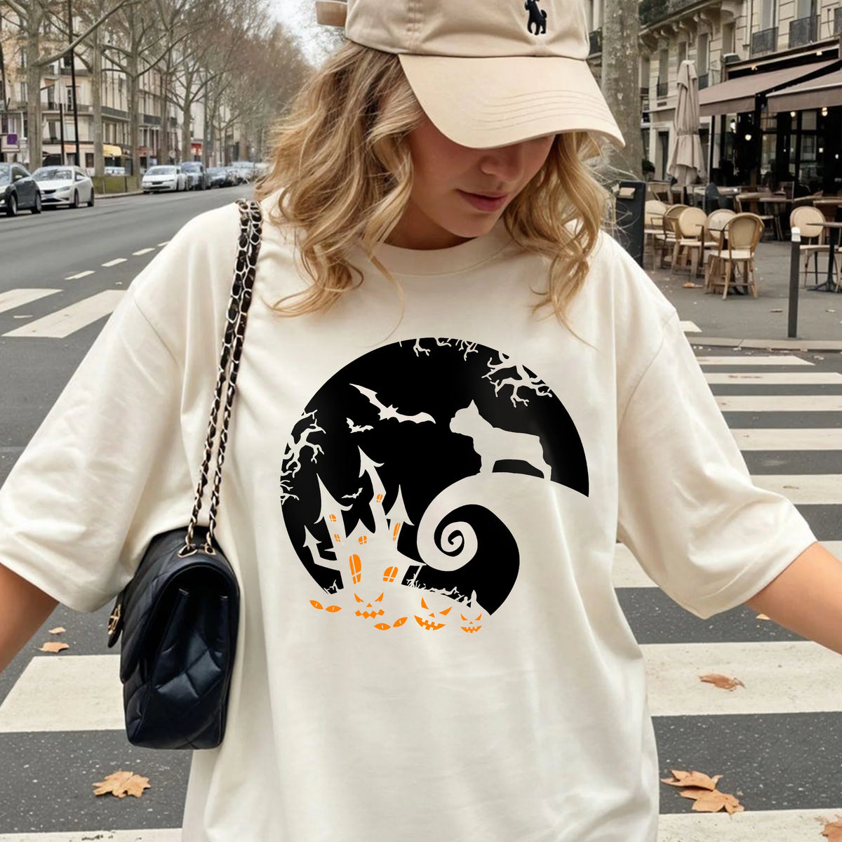 Comfort Colors Frenchie Halloween Shirt Retro Spooky Dog Lover Tee