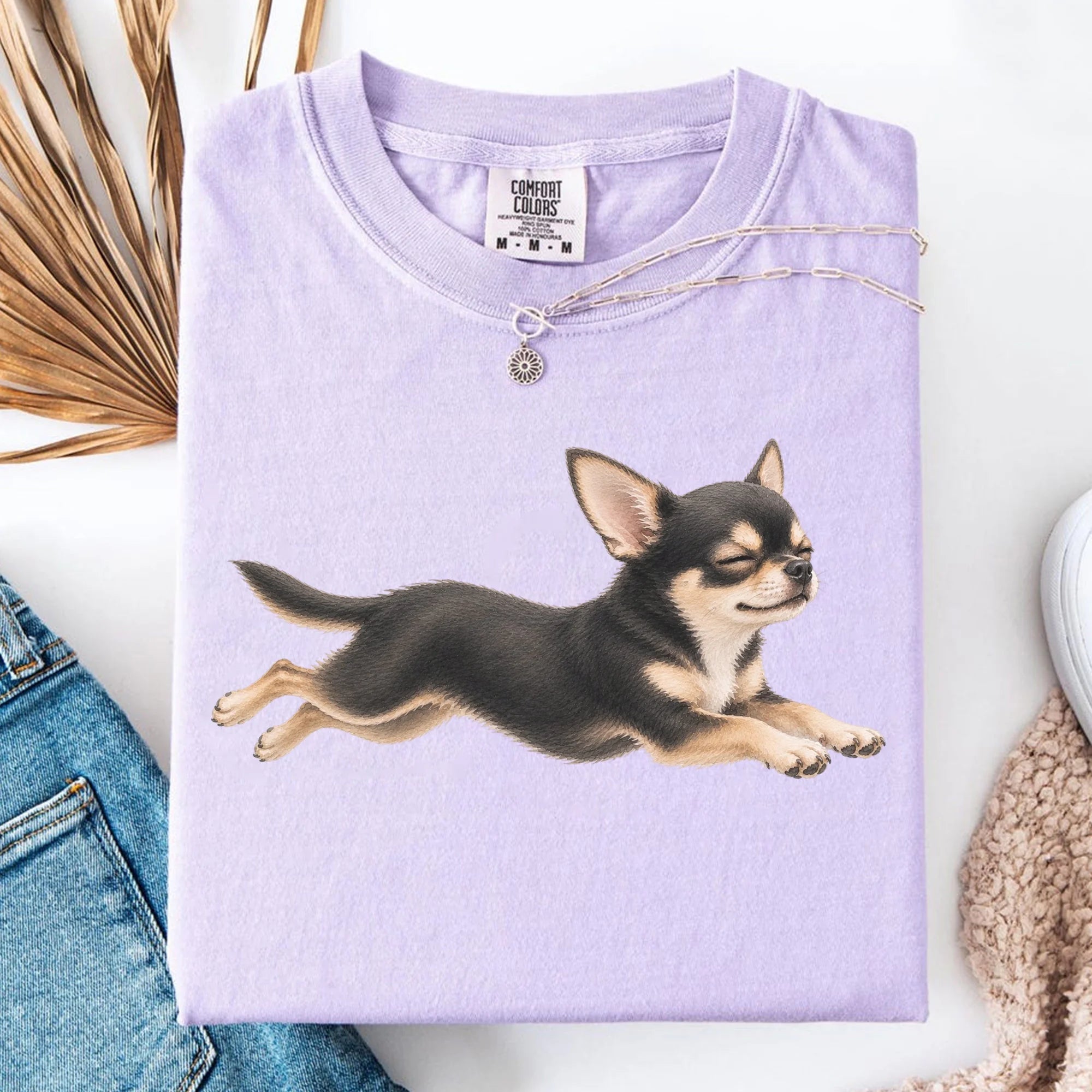 Running Chihuahua Tee, Cute Chihuahua Mom Shirt, Dog Lover Gift