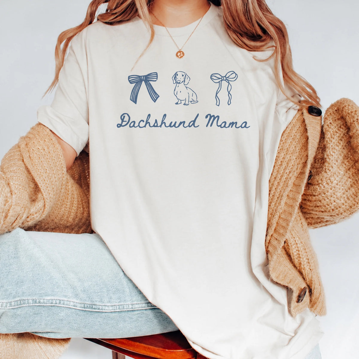 Coastal Doxie Dachshund Mama Shirt, Weenie Dog Mom Owner Gift