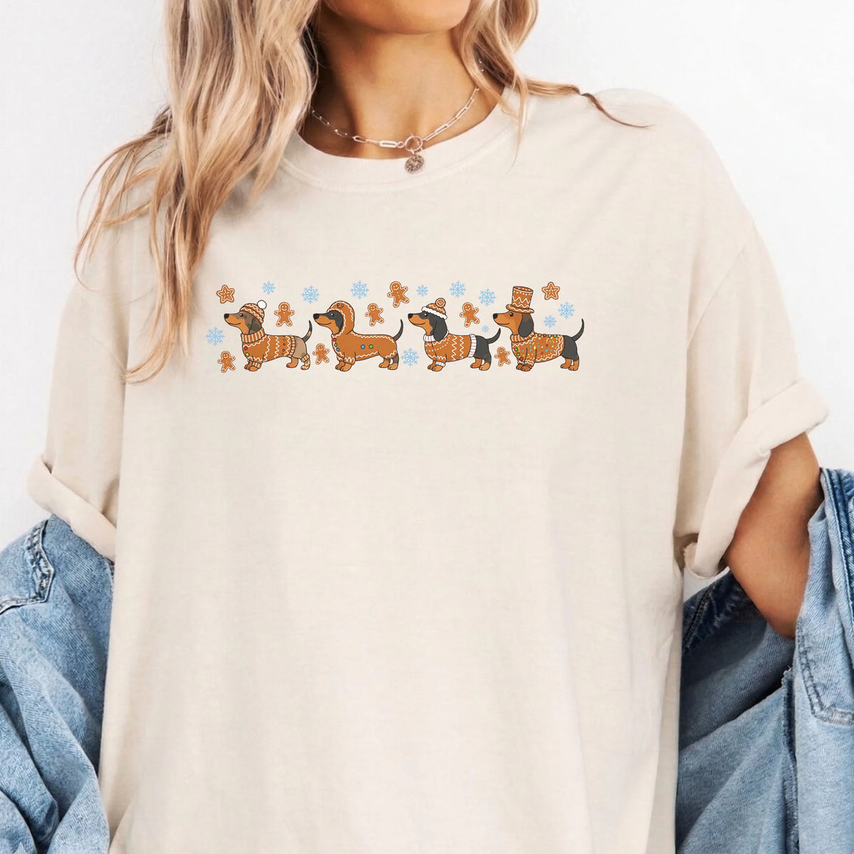 Christmas Dachshund Shirt, Wiener Dog Sweatshirt, Doxie Mom Holiday Gift