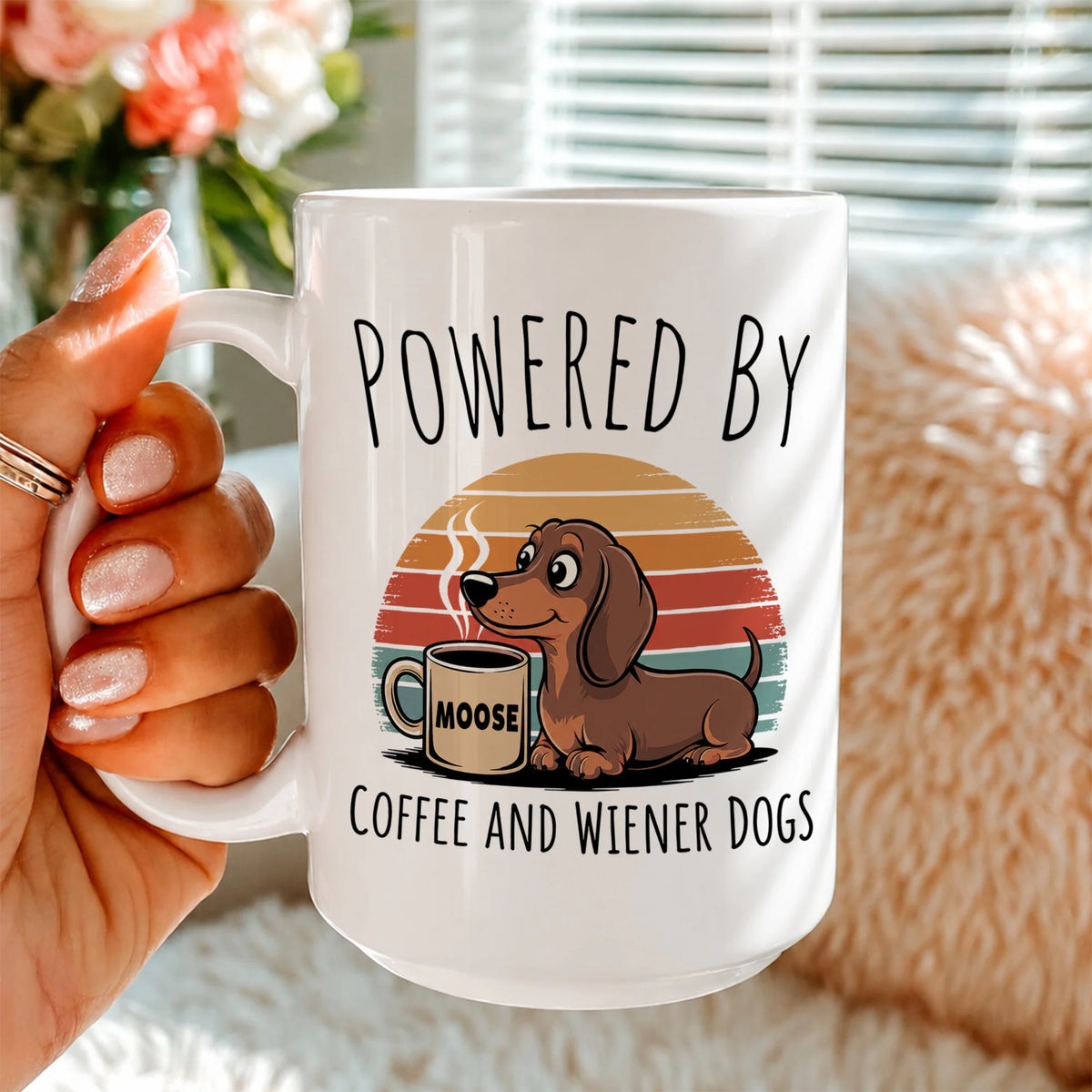 Custom Dachshund Mug, Personalized Wiener Dog Gift, Funny Doxie Mug