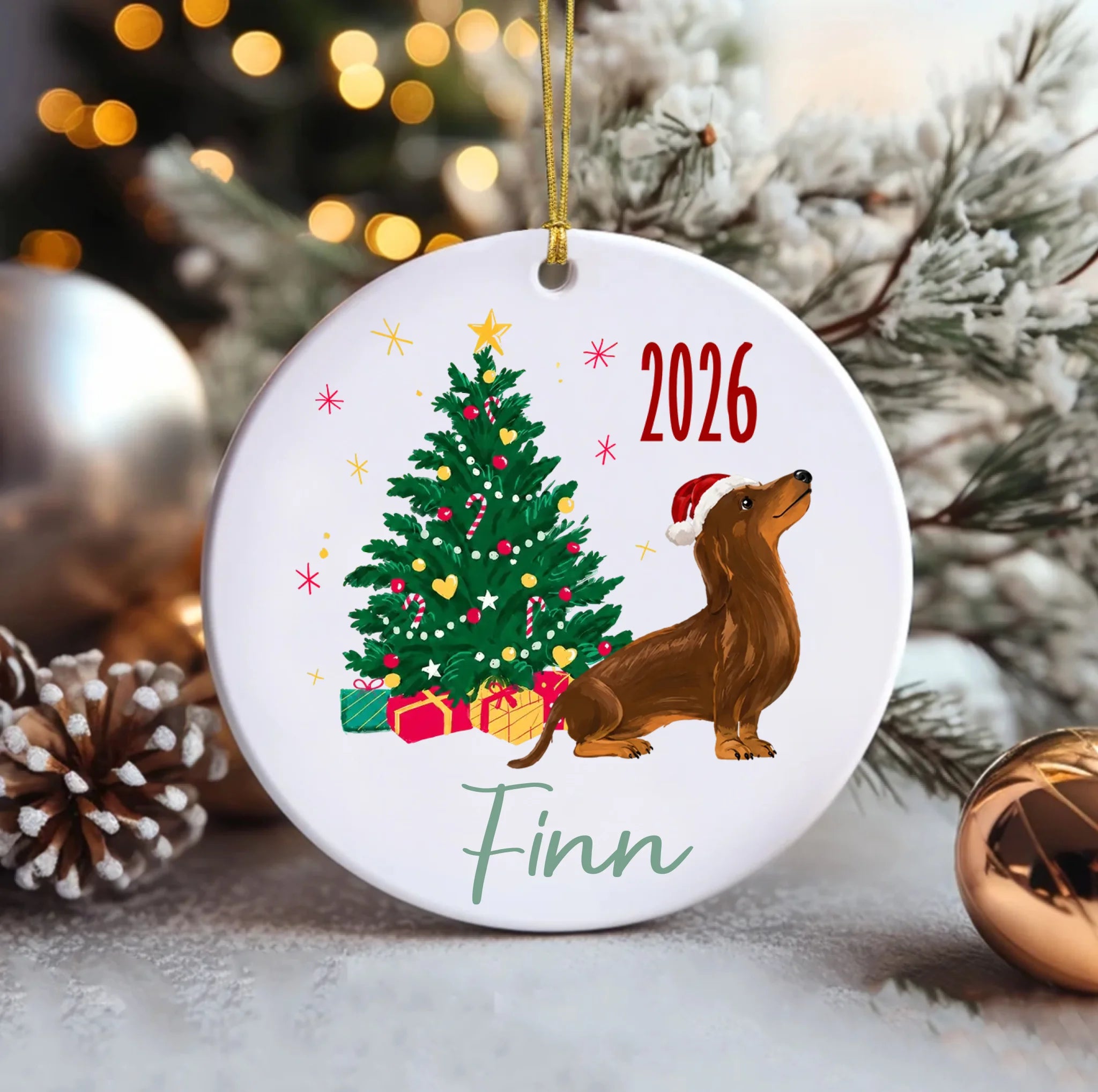 Ceramic Circle Ornament (1)