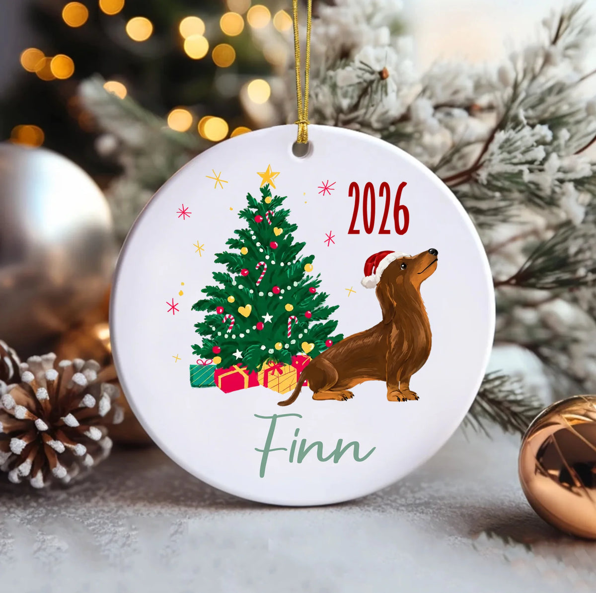 Ceramic Circle Ornament (1)