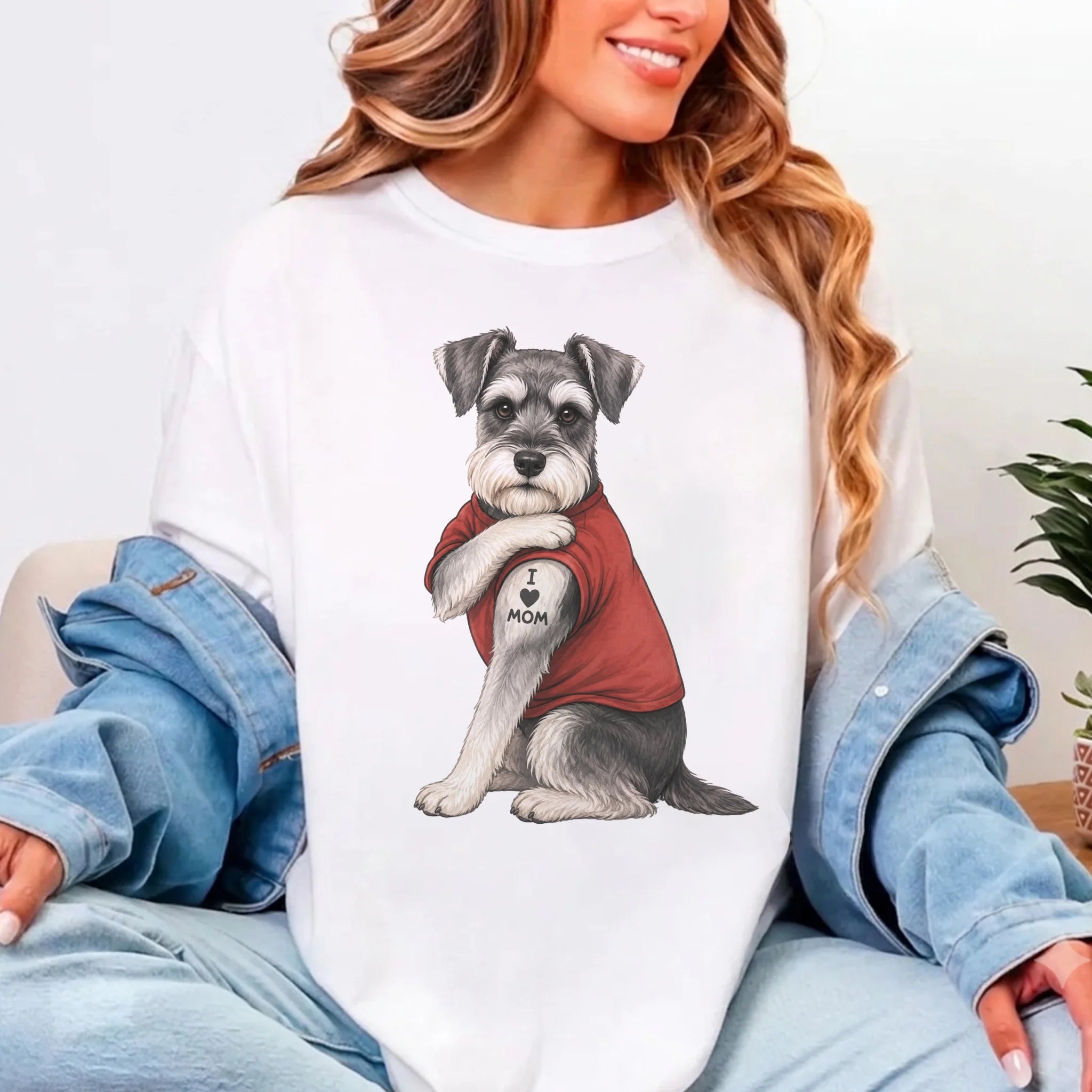 Cavalier King Charles Spaniel Tattoo Dog Shirt Retro Mom Pet Lover Tee