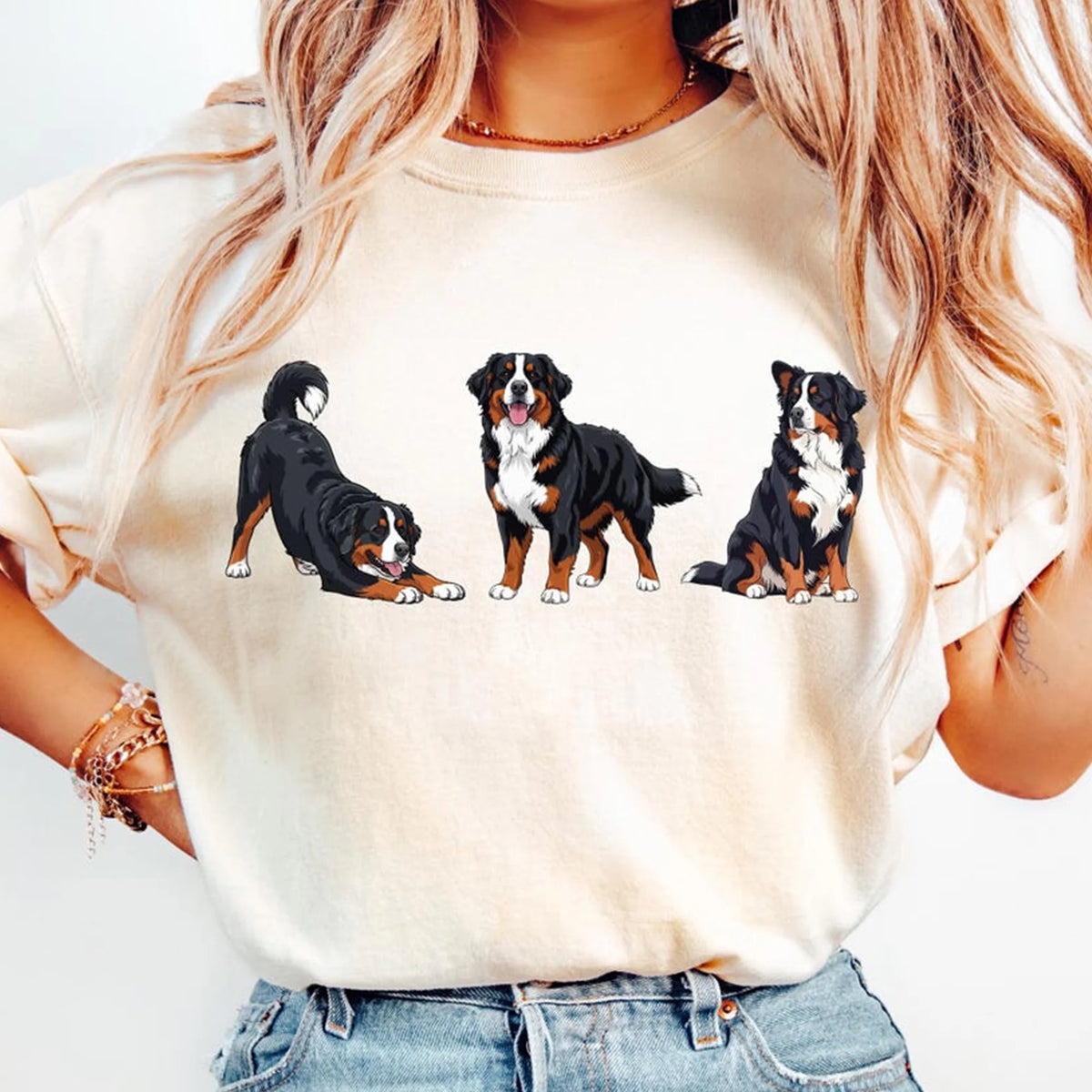 Bernese Mountain Dog Christmas Shirt Dog Mom Memorial Gift Sweater