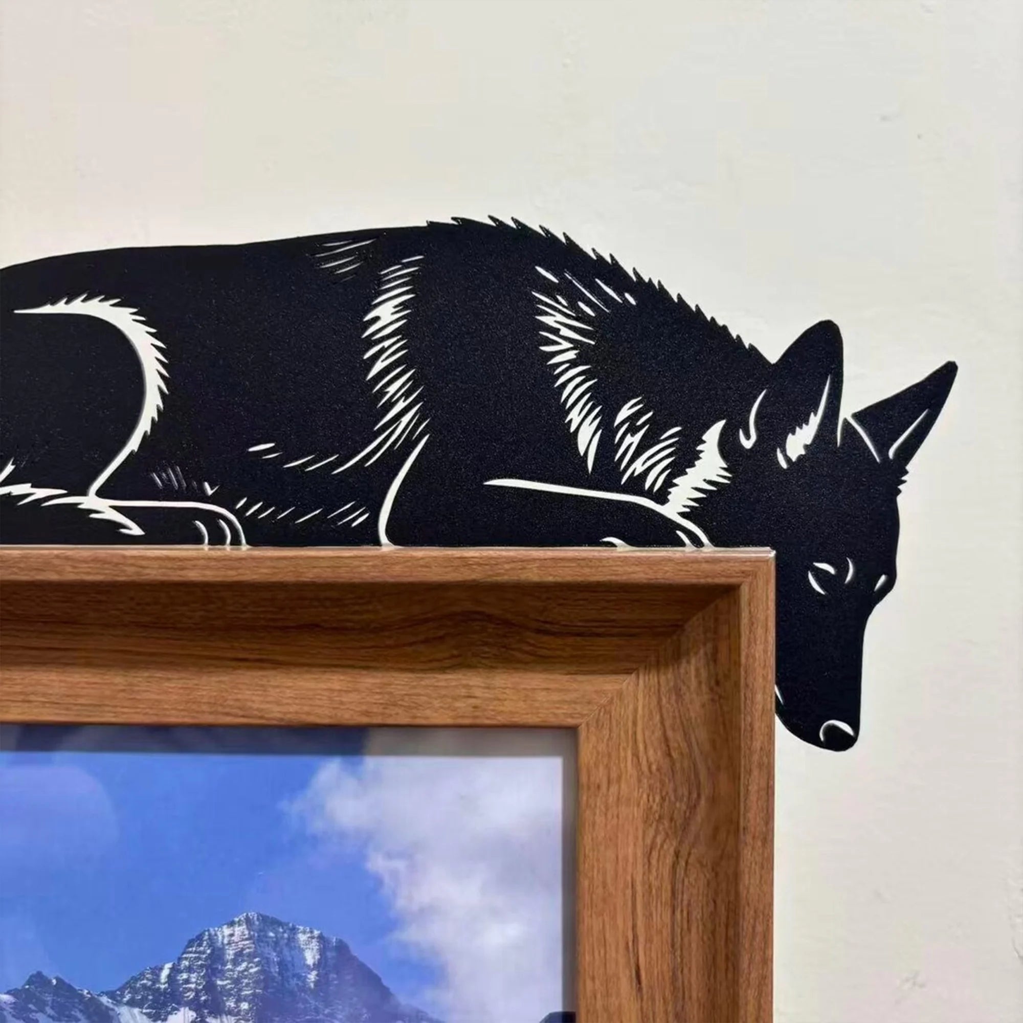 German Shepherd Metal Door Topper