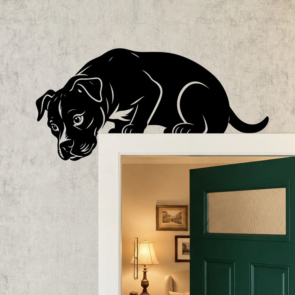 American Pit Bull Terrier Metal Door Topper