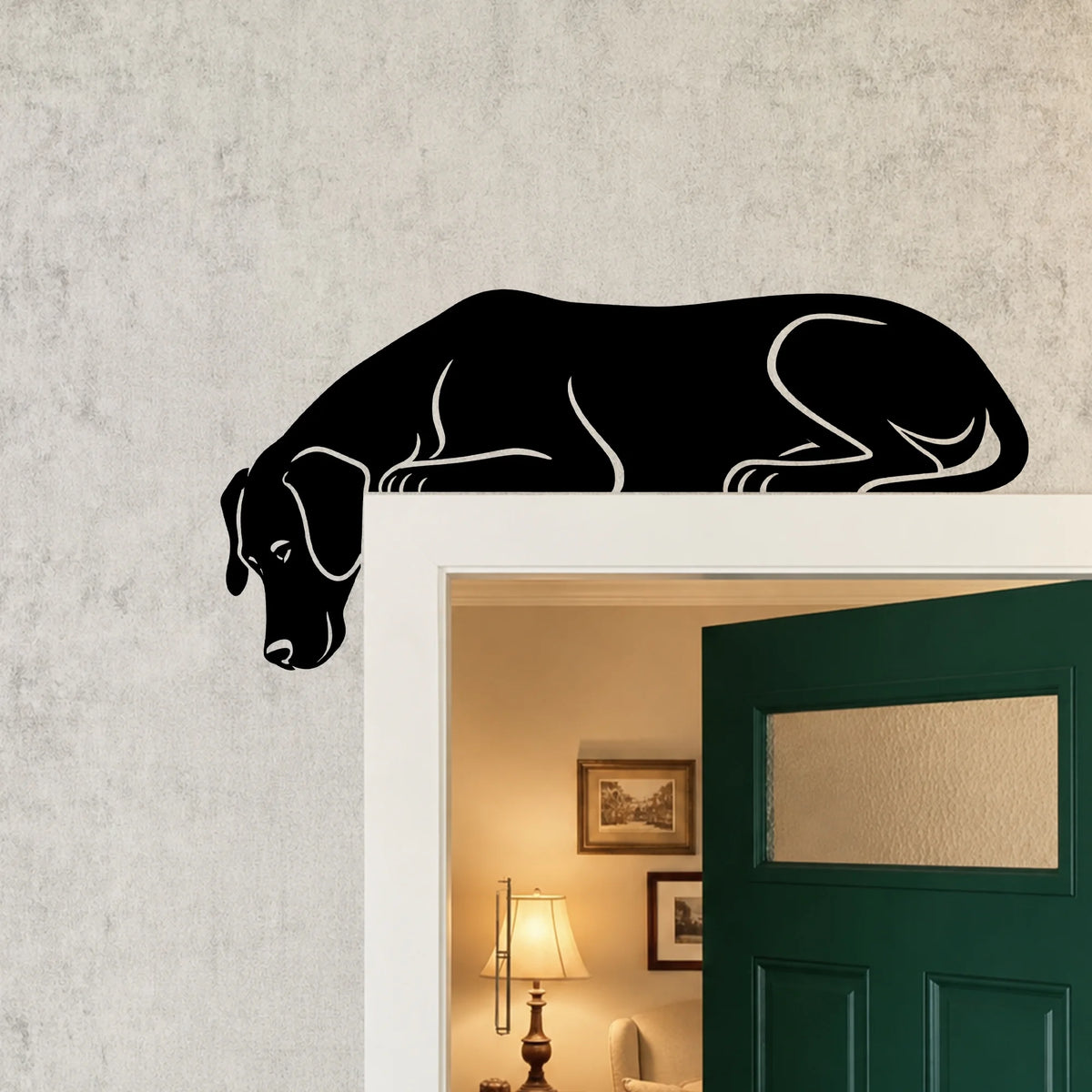 Great Dane Metal Door Topper