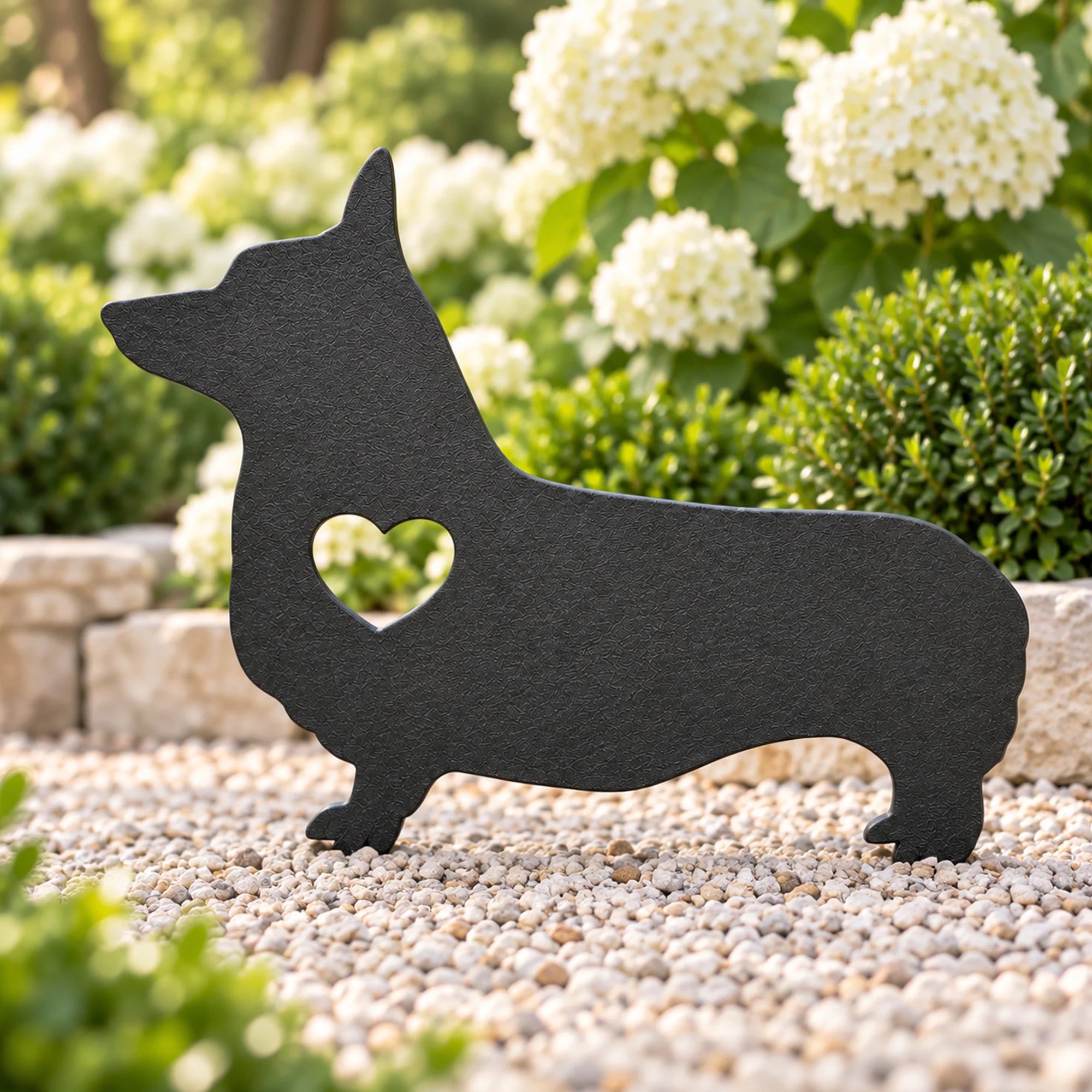 Corgi Metal Yard Sign