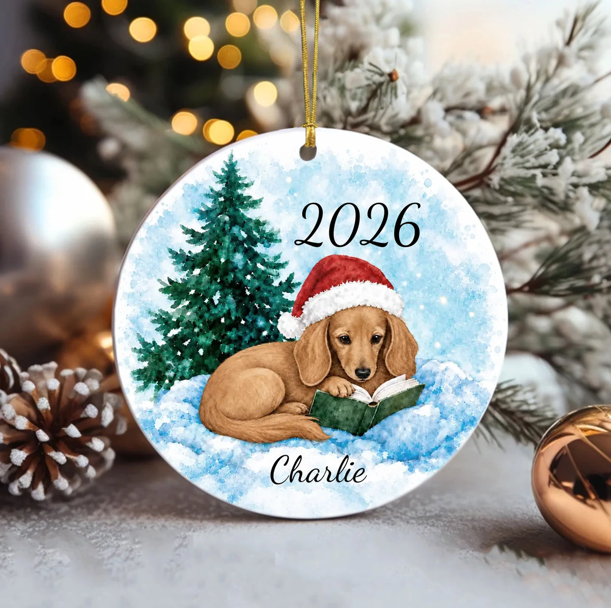 Ceramic Circle Ornament (1)