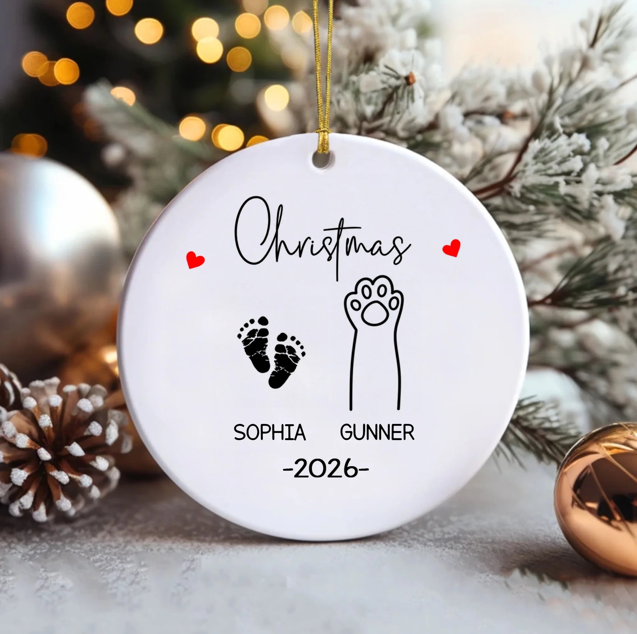 Ceramic Circle Ornament (1)