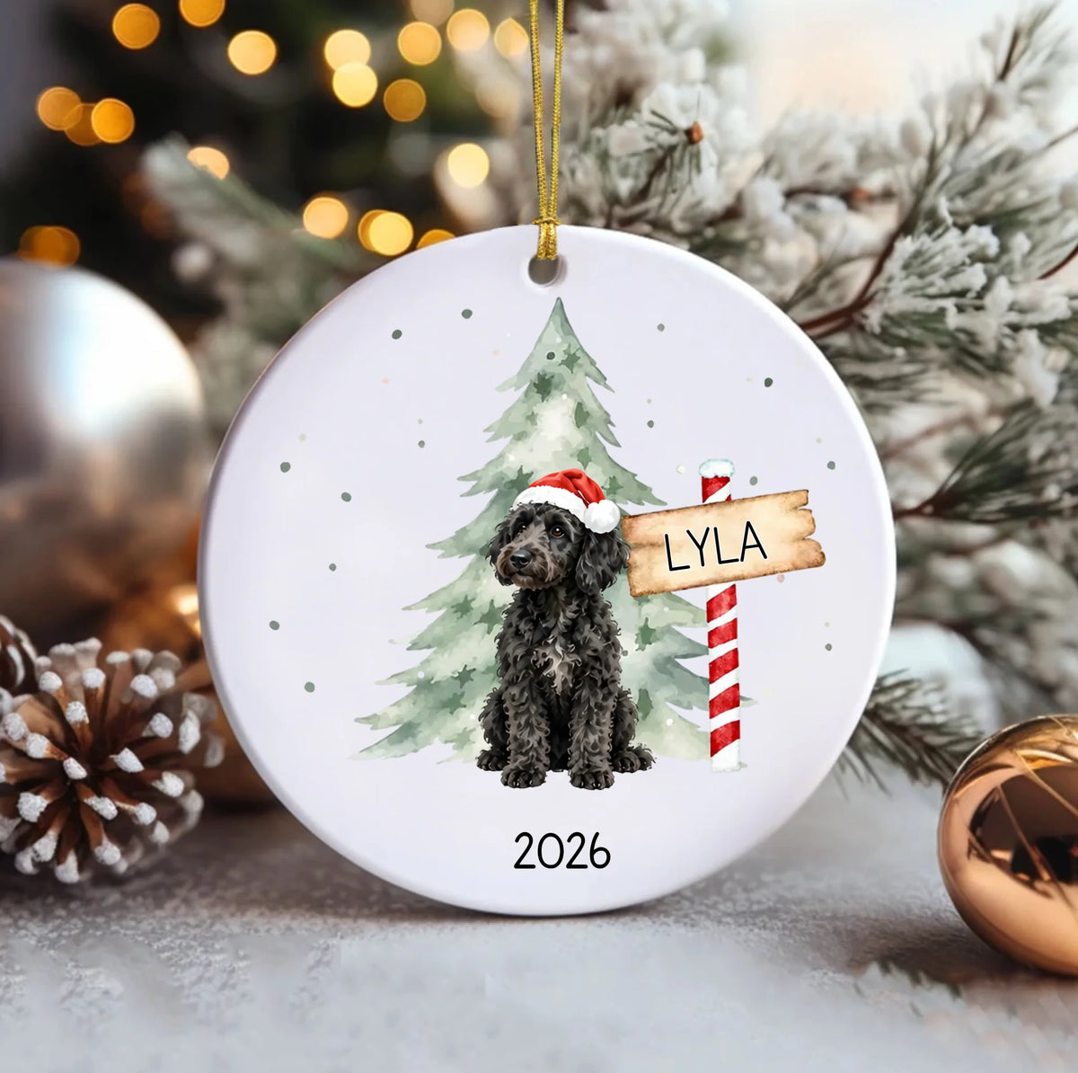 Ceramic Circle Ornament (1)