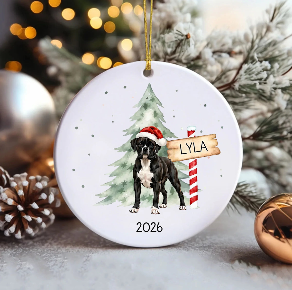 Ceramic Circle Ornament (1)