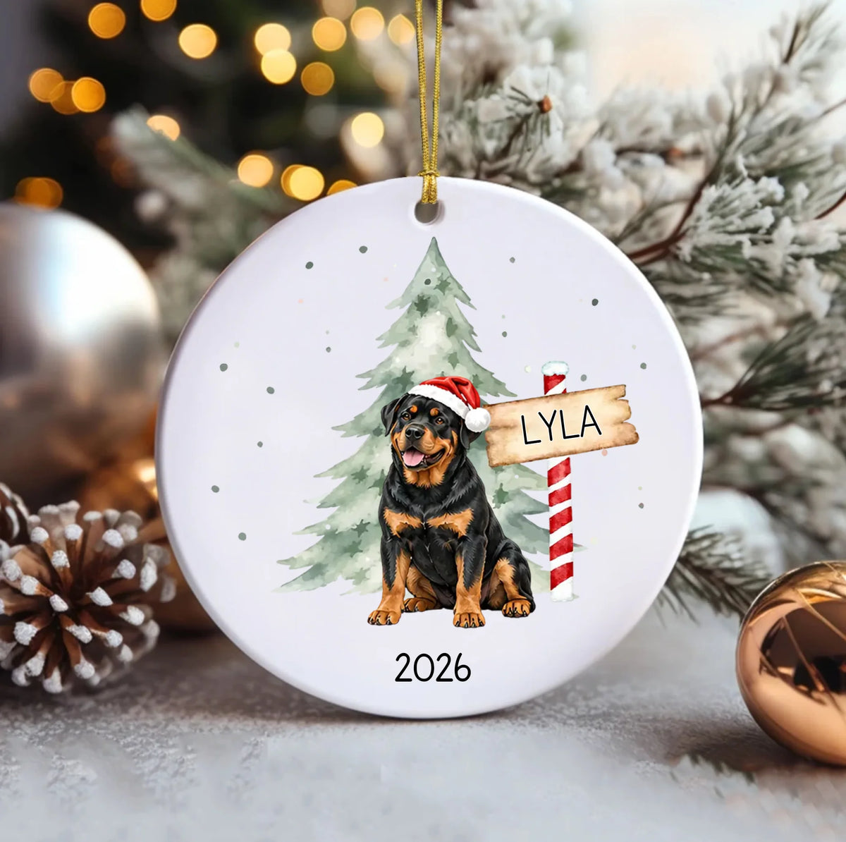 Ceramic Circle Ornament (1)