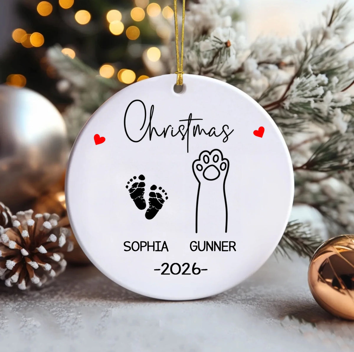 Ceramic Circle Ornament (1)