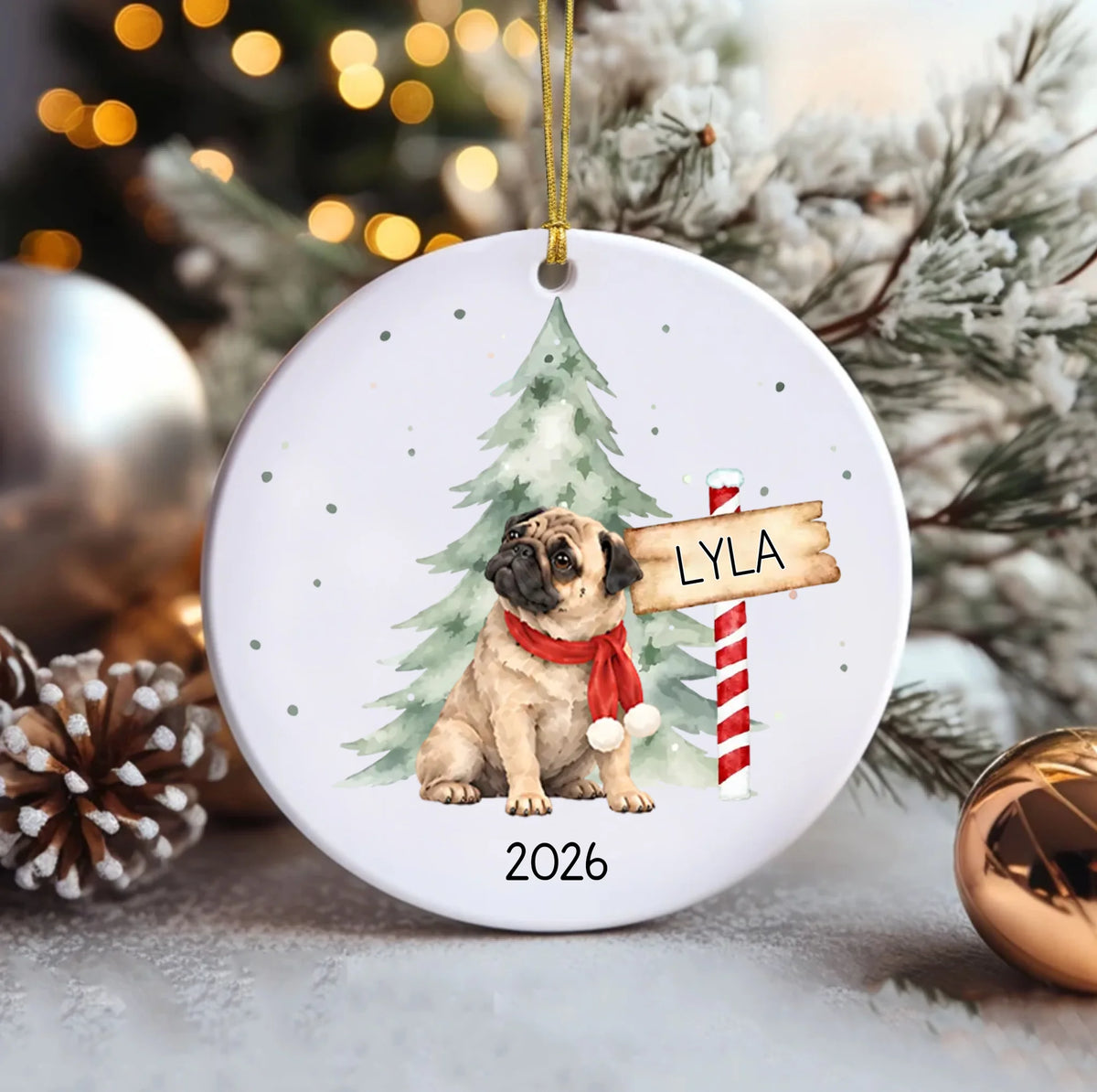 Ceramic Circle Ornament (1)