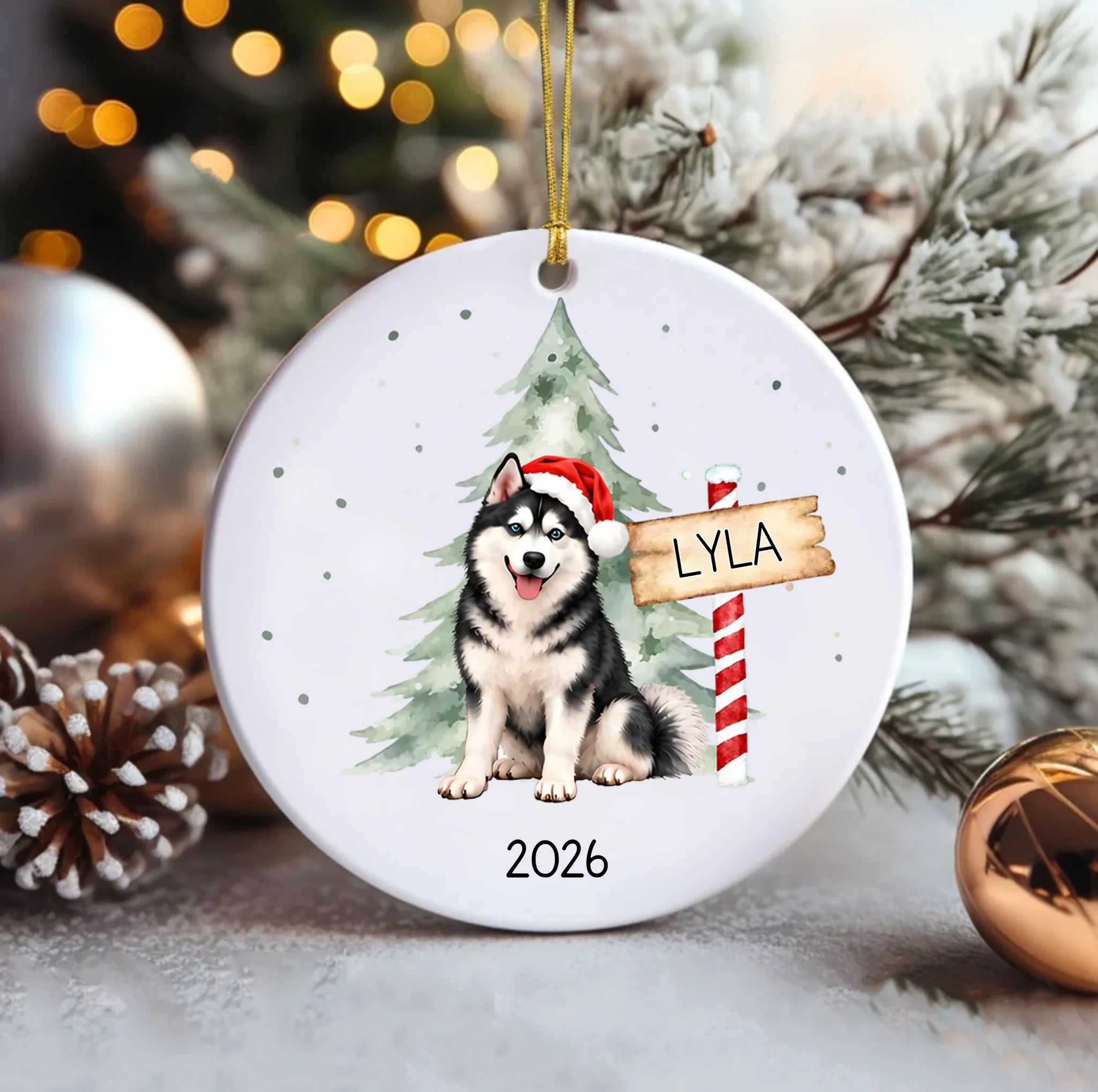 Ceramic Circle Ornament (1)