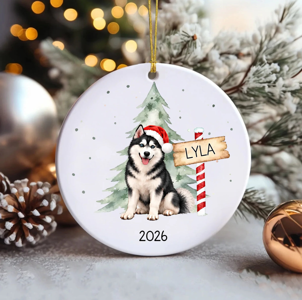 Ceramic Circle Ornament (1)