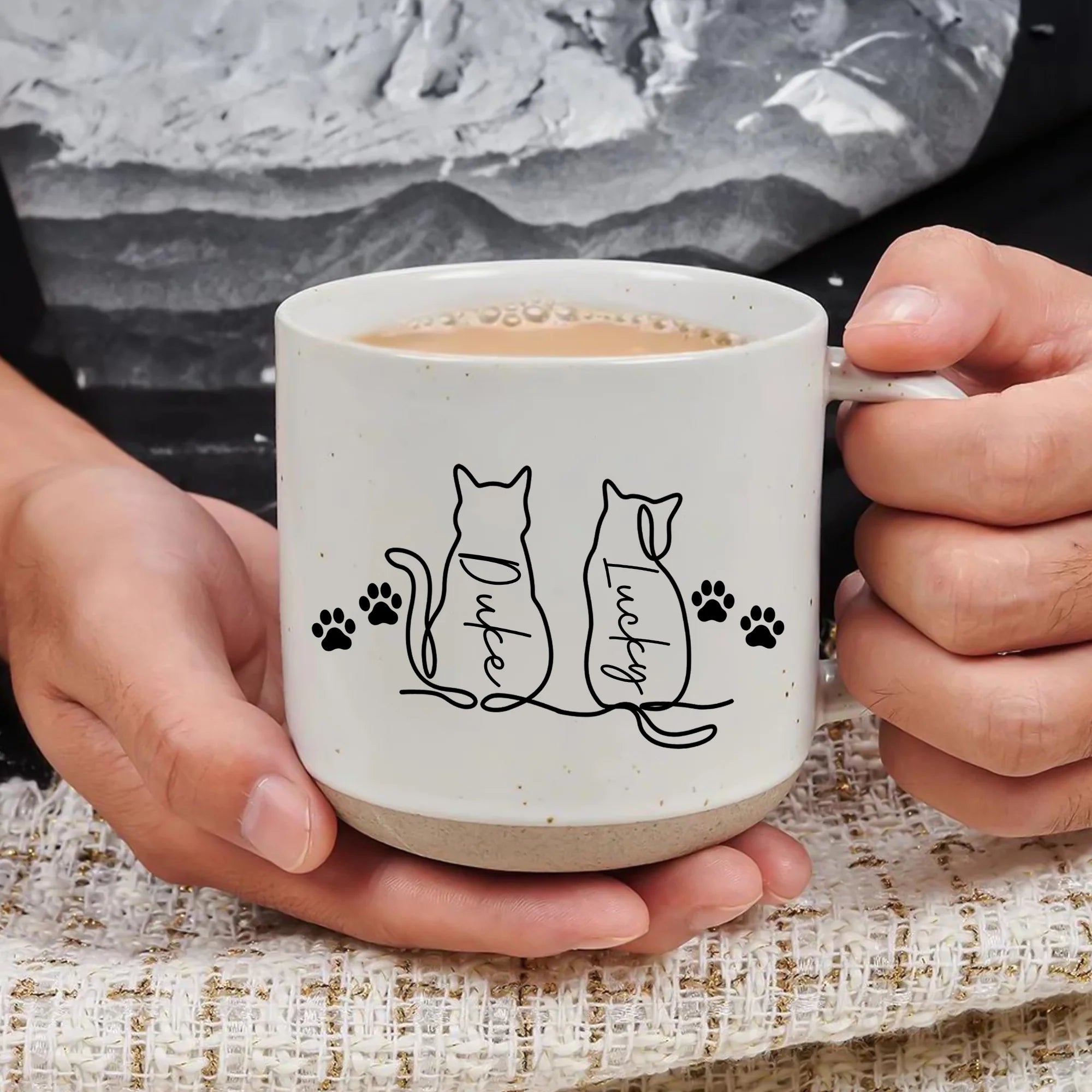 Personalized Dog Cat Mug, Custom Pet Memorial, Pet Lover Gift