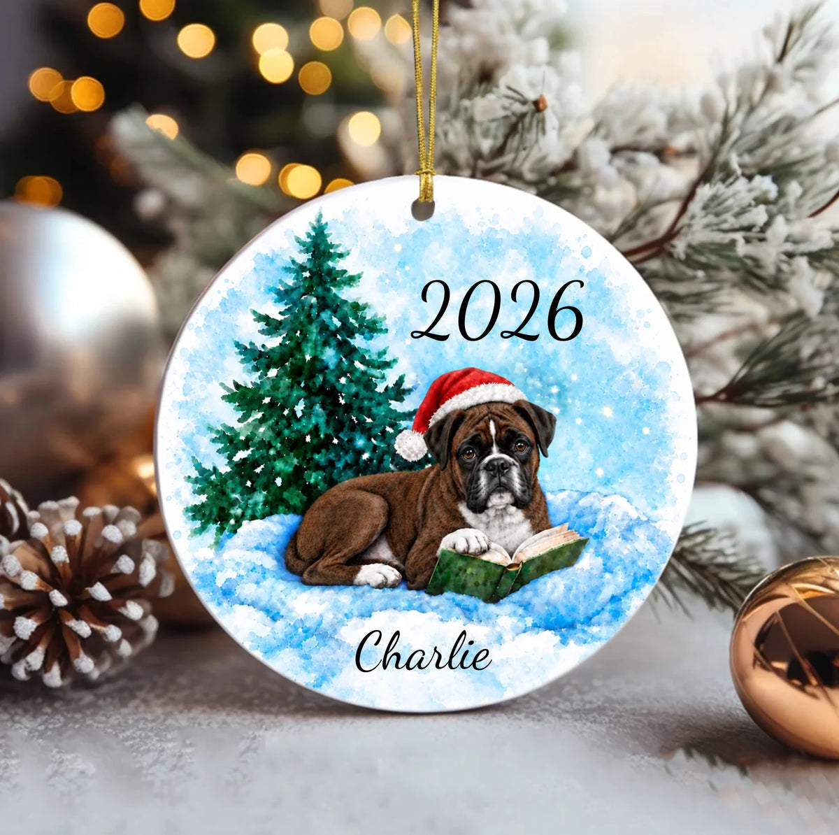 Ceramic Circle Ornament (1)