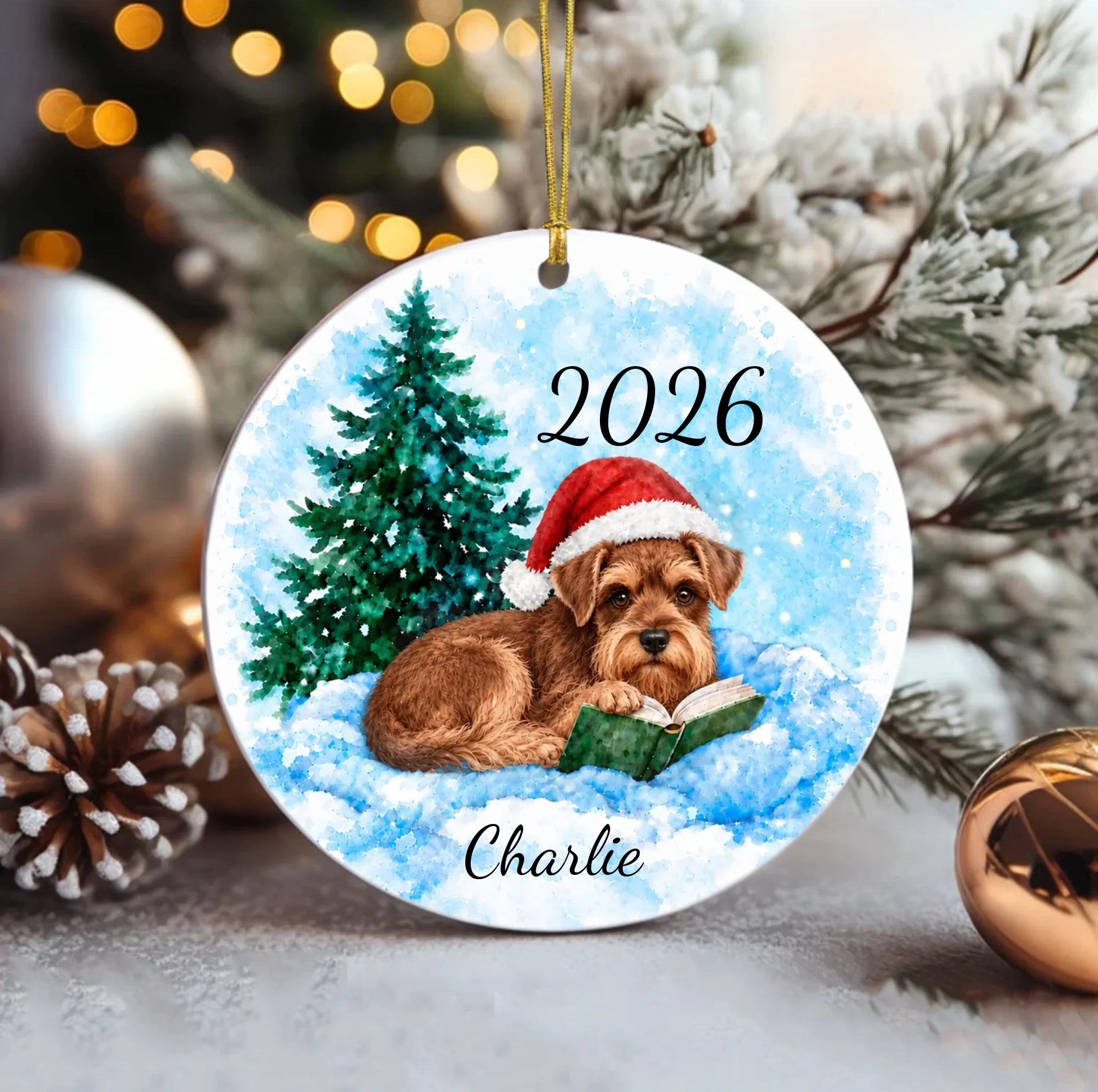 Ceramic Circle Ornament (1)
