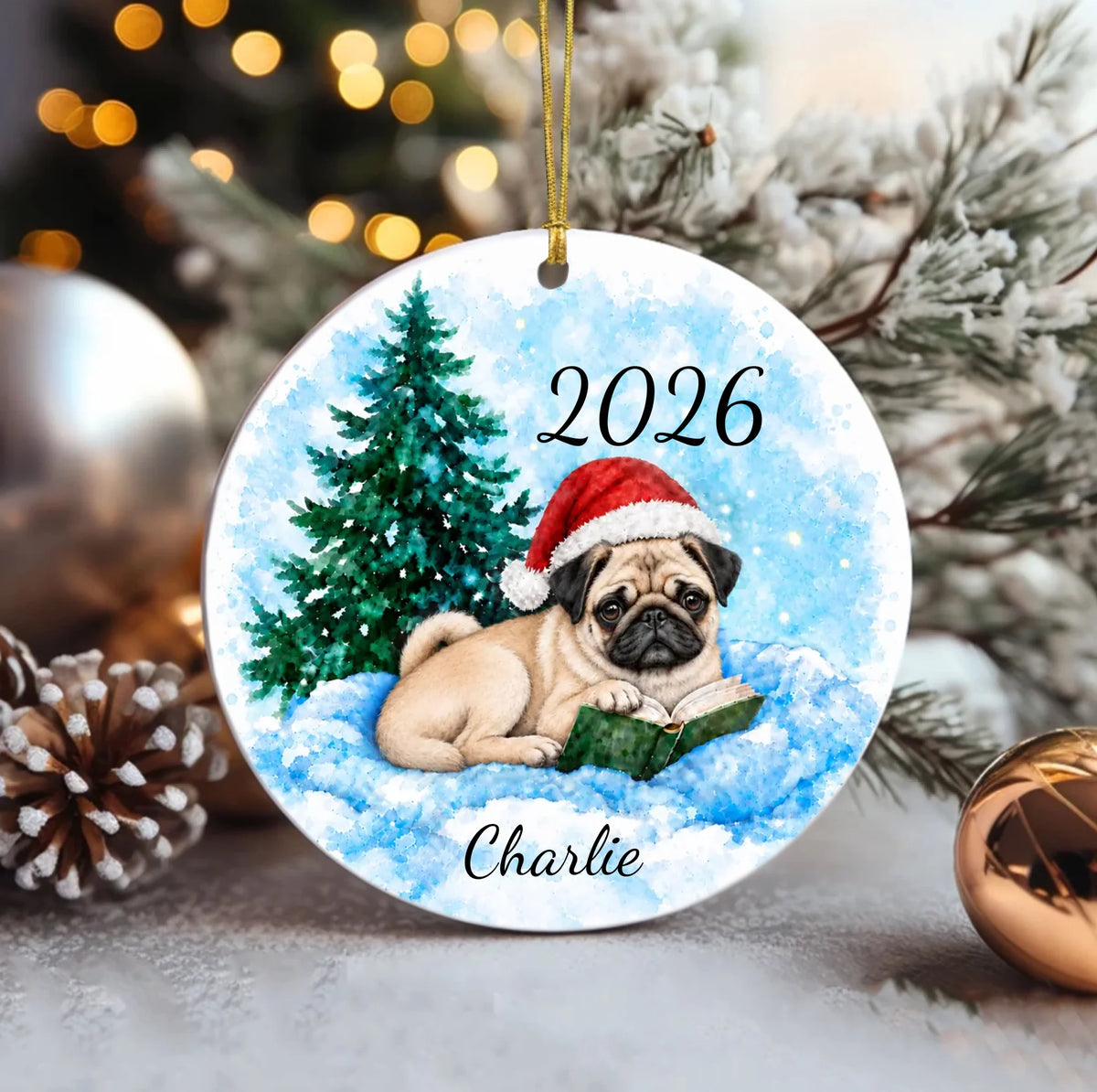 Ceramic Circle Ornament (1)