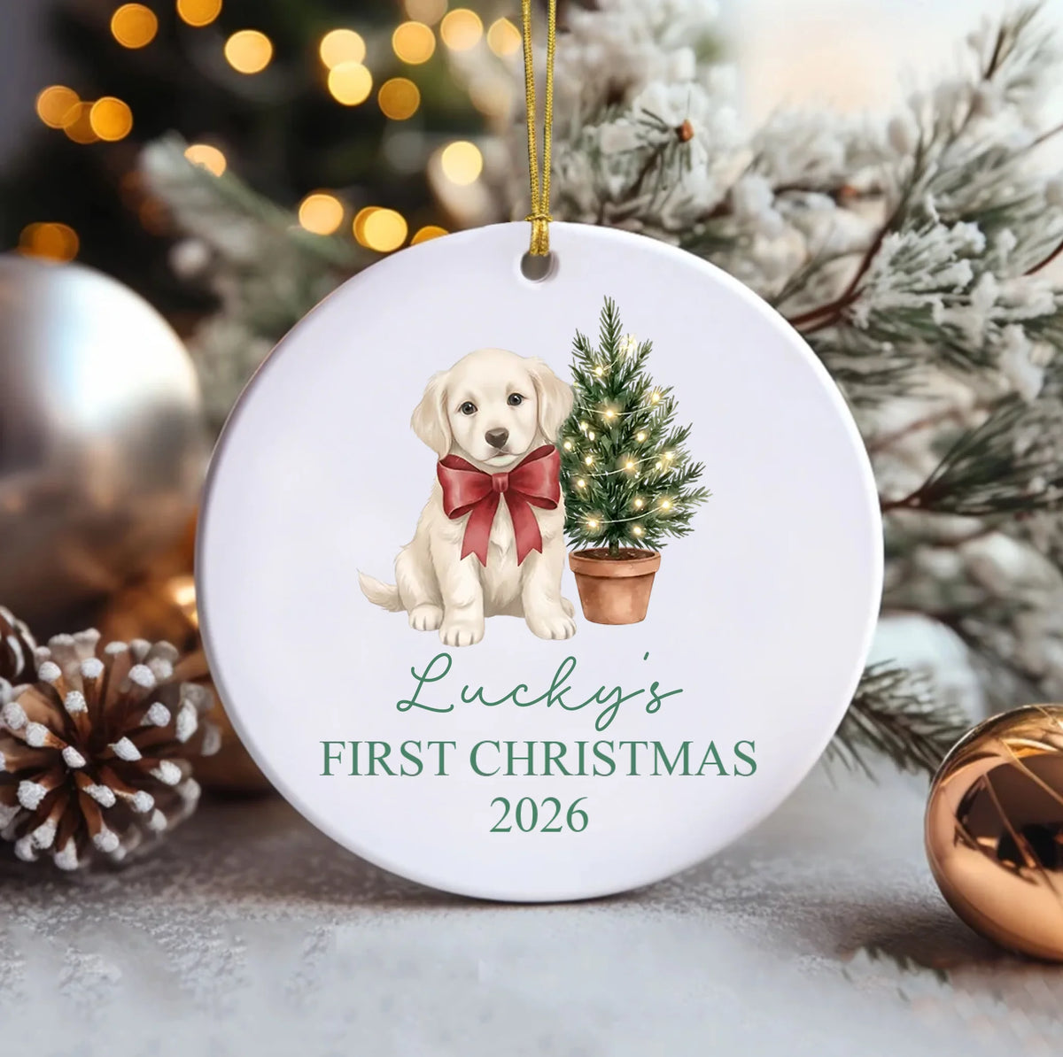 Ceramic Circle Ornament (1)