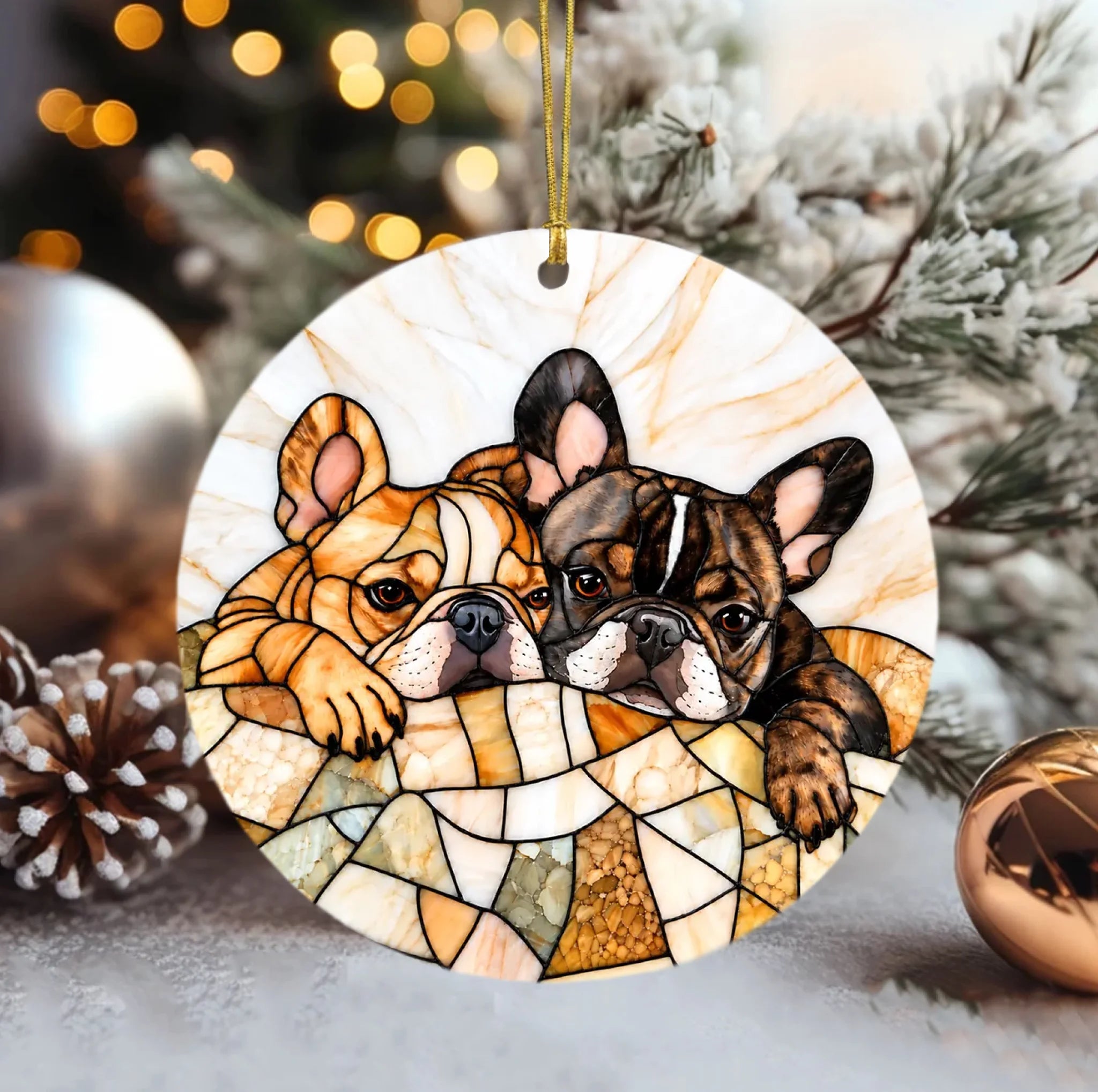 Ceramic Circle Ornament (1)