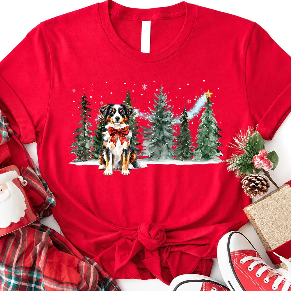 Custom Dog Christmas Sweatshirt, Pet Shirt, Dog Mom Lover Gift