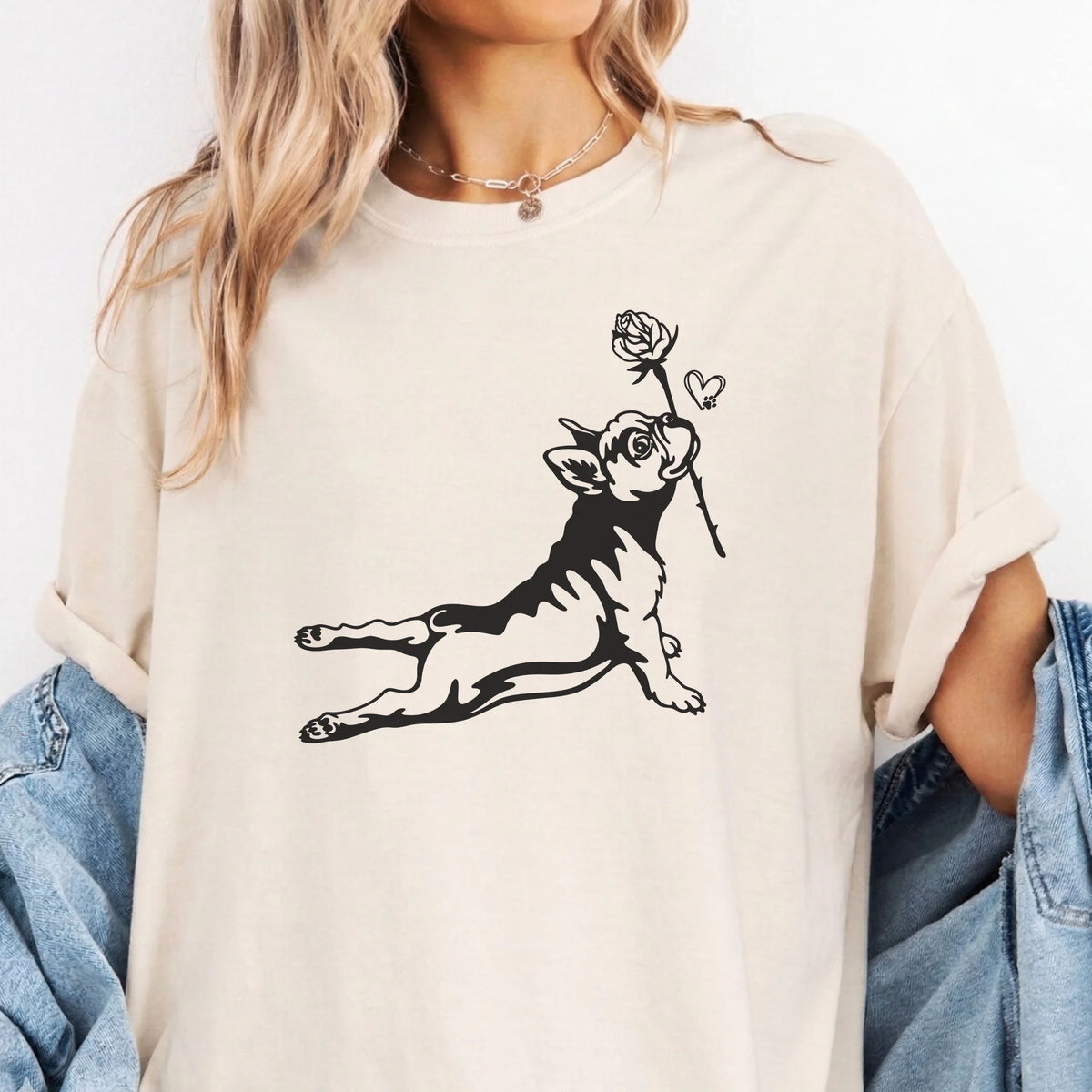 French Bulldog Shirt: Comfort Colors Dog Lover Tee