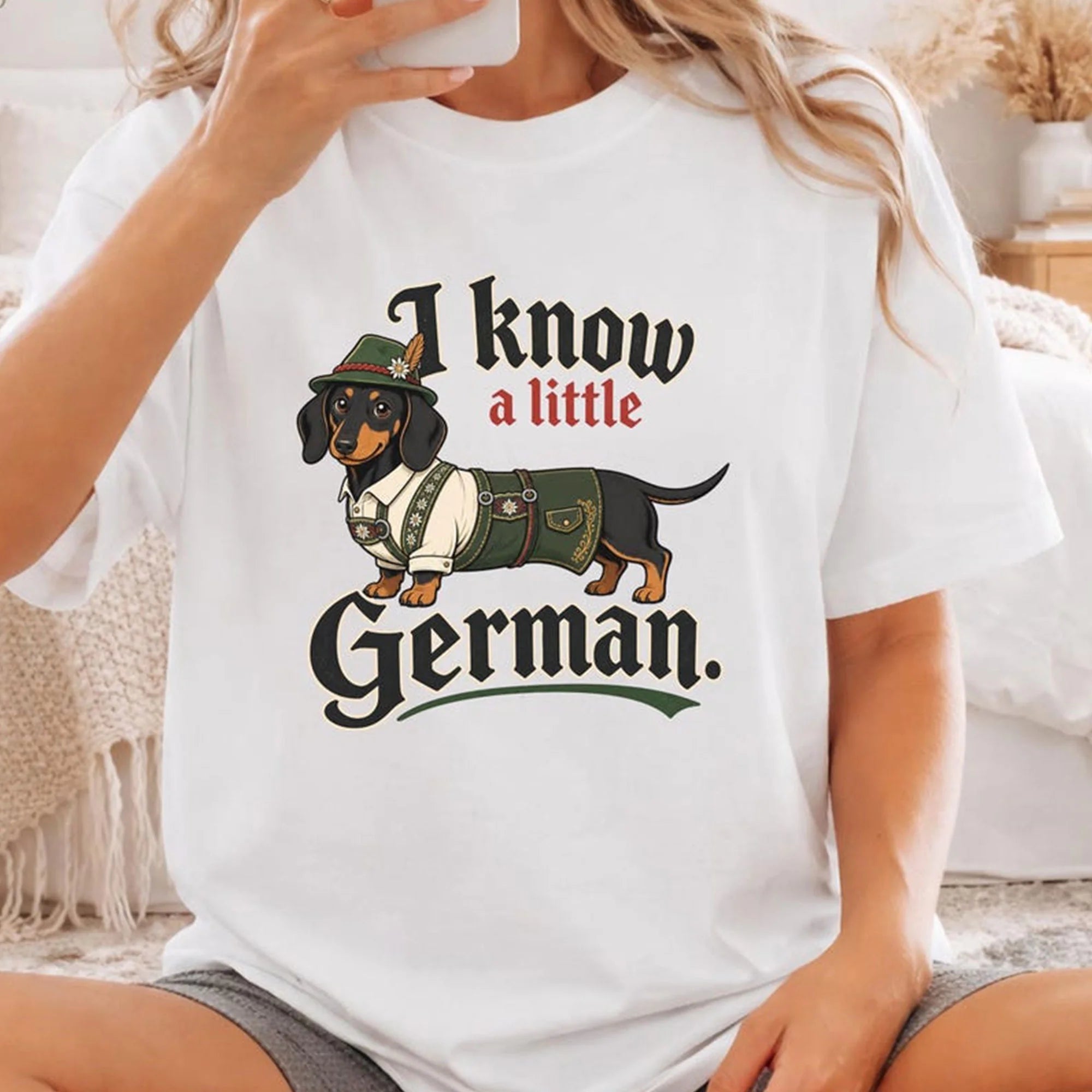 Comfort Colors® Oktoberfest Dachshund Shirt, Funny Little German Dog Lover Tee